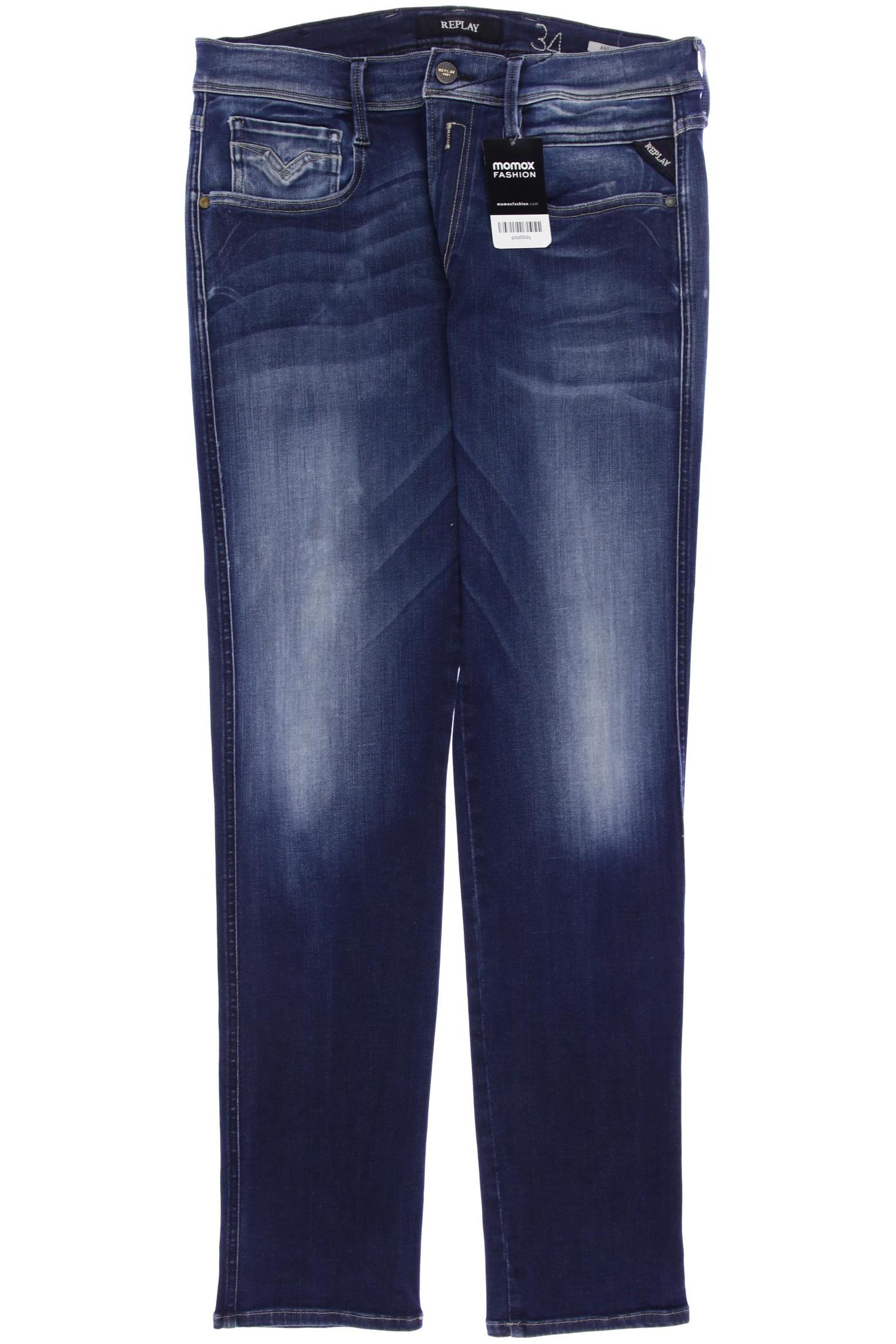 

Replay Herren Jeans, marineblau