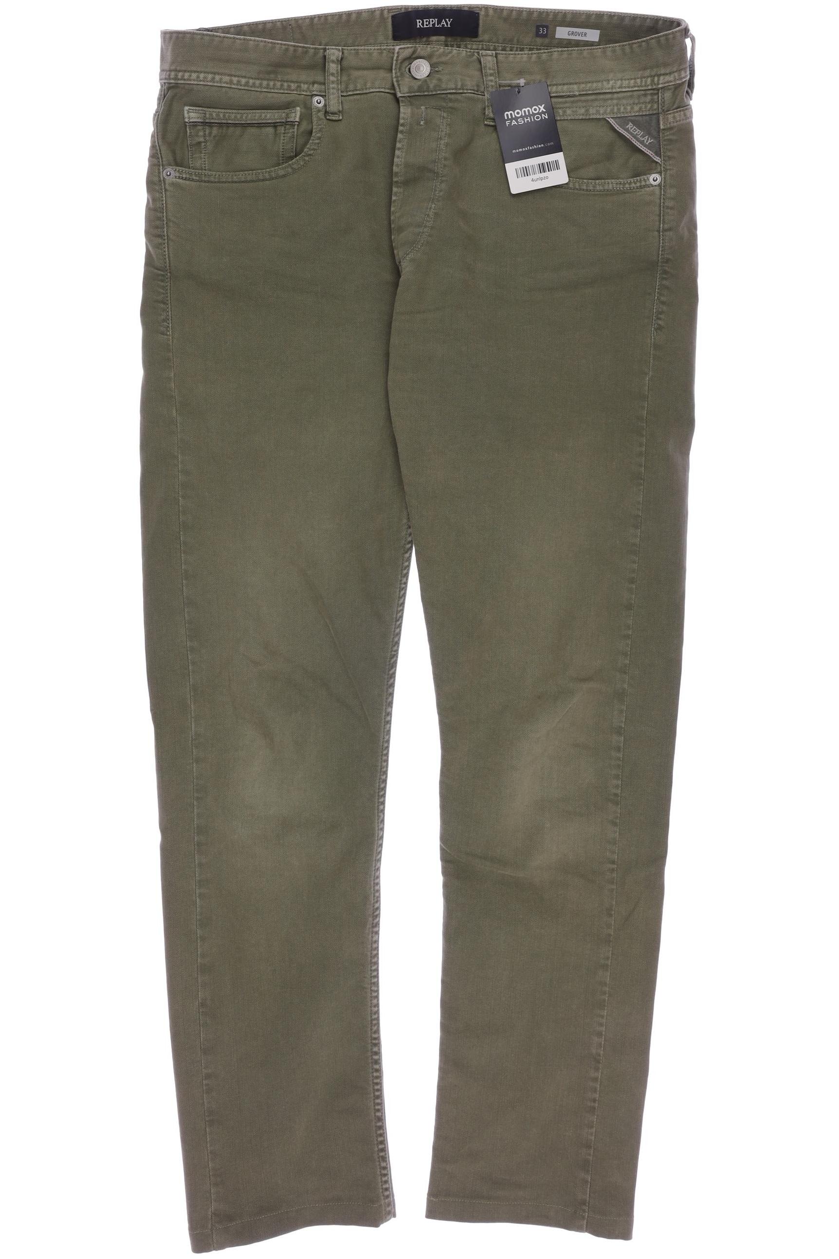 

Replay Herren Jeans, grün, Gr. 33