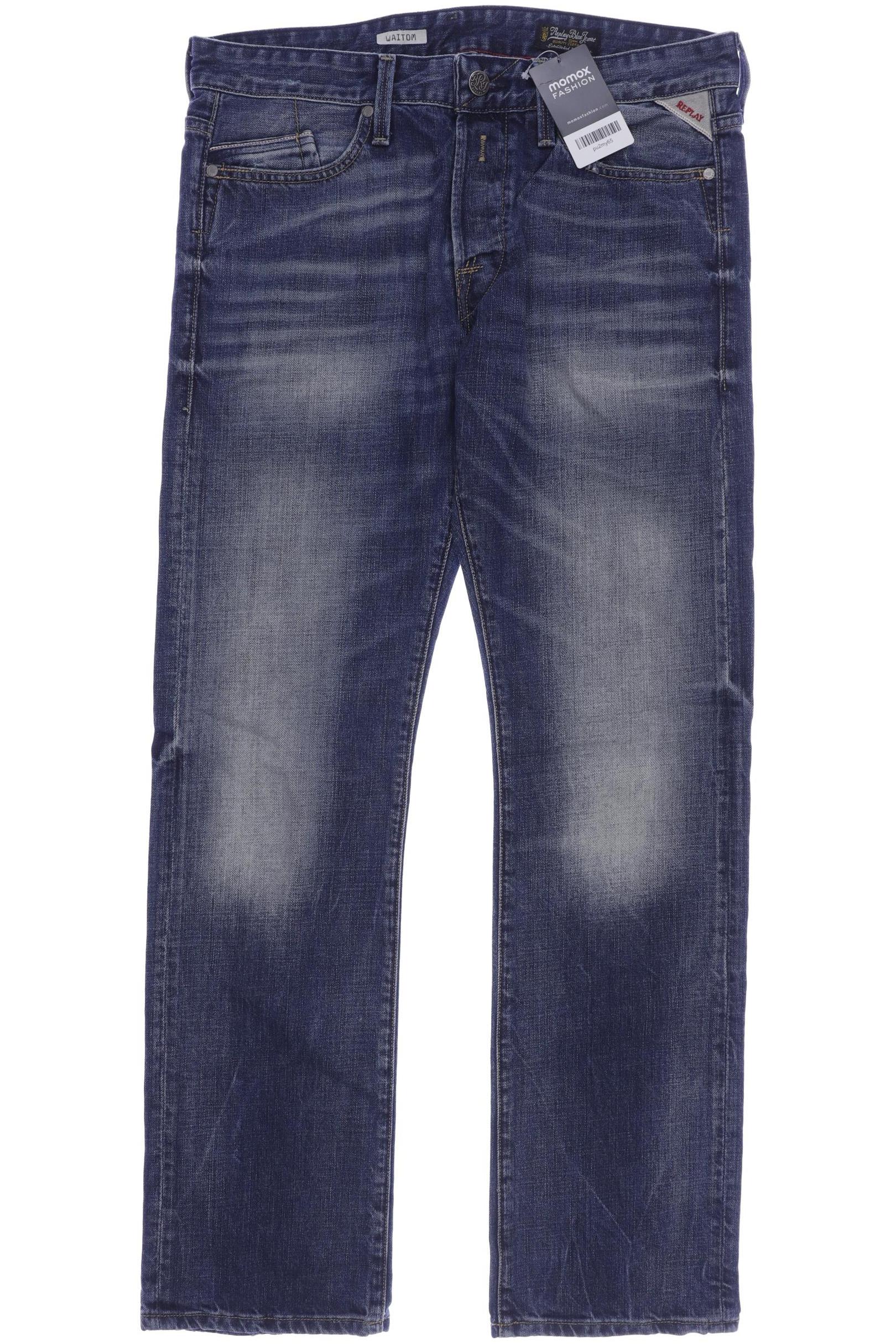 

Replay Herren Jeans, marineblau