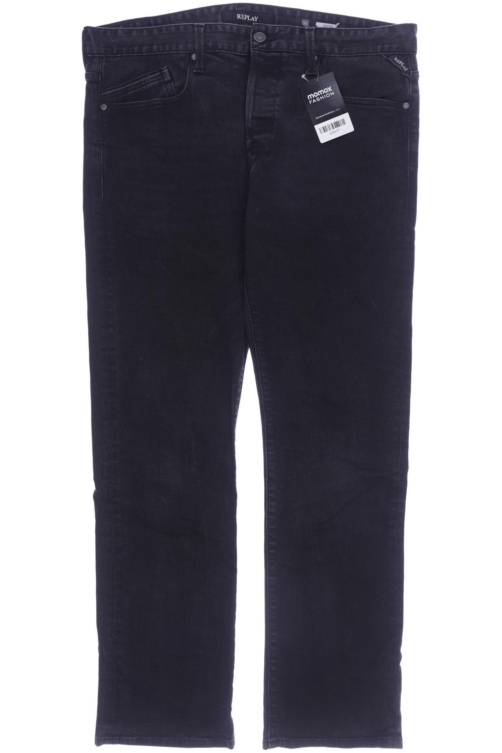 

Replay Herren Jeans, schwarz