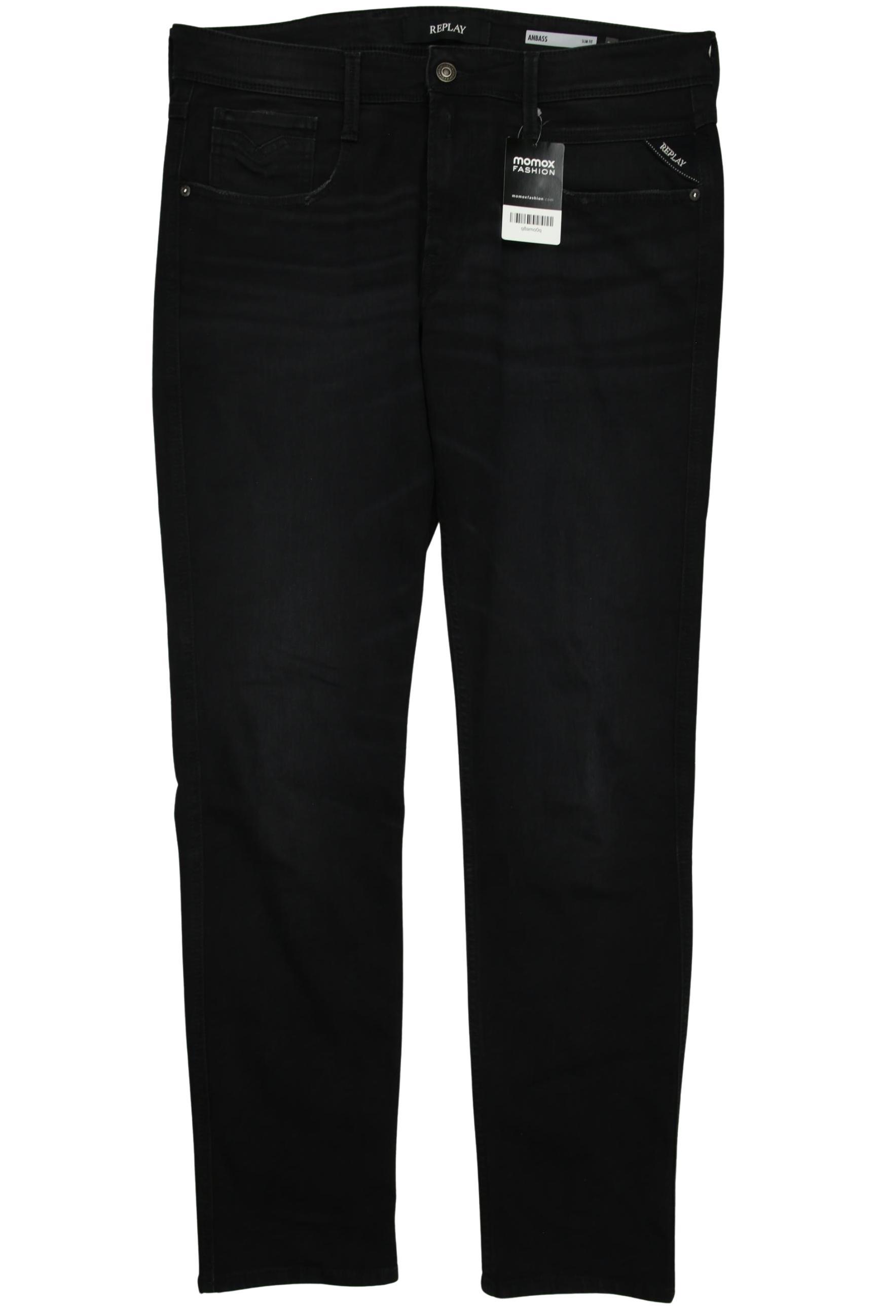 

Replay Herren Jeans, schwarz, Gr. 34