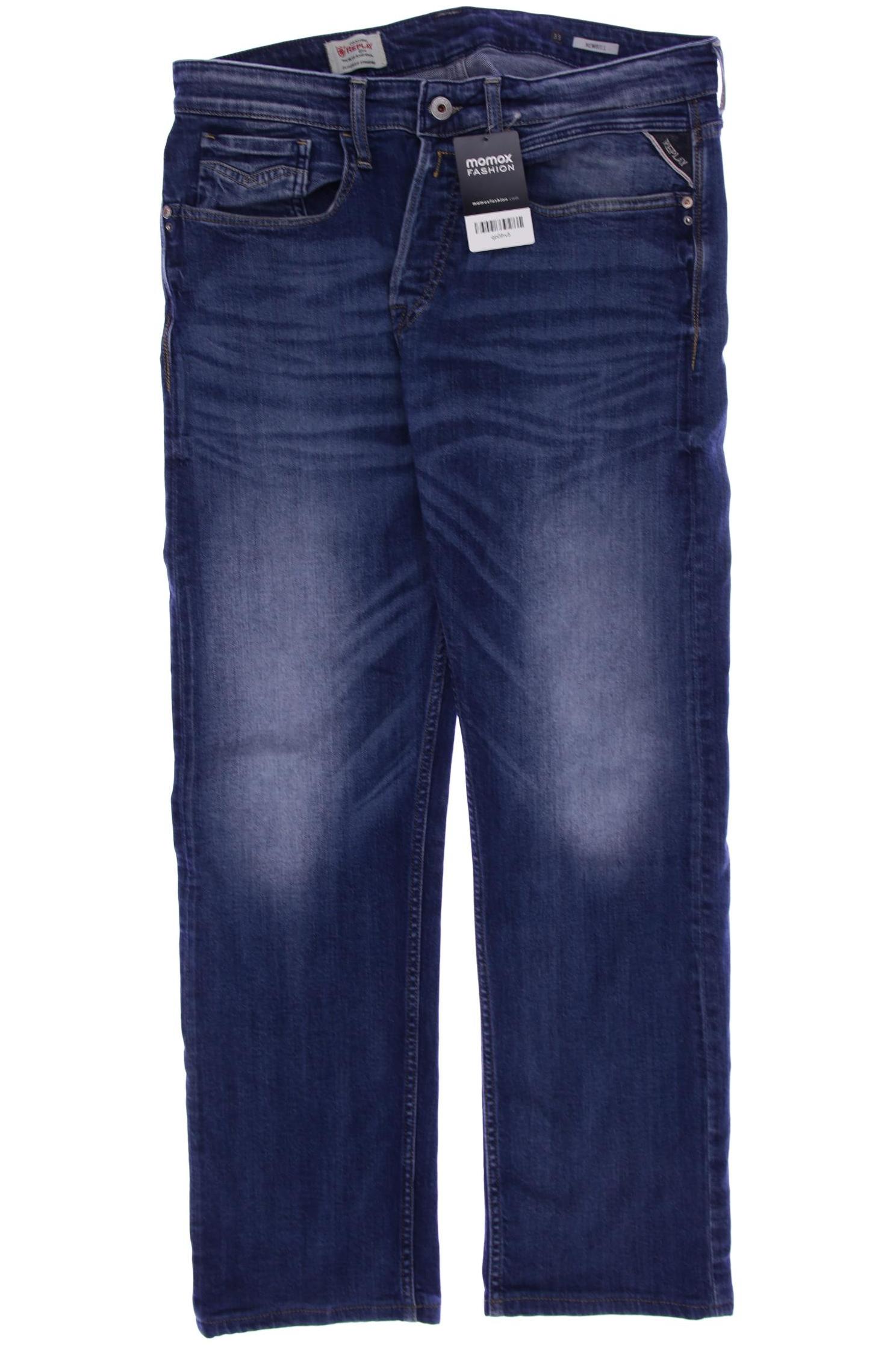 

Replay Herren Jeans, marineblau