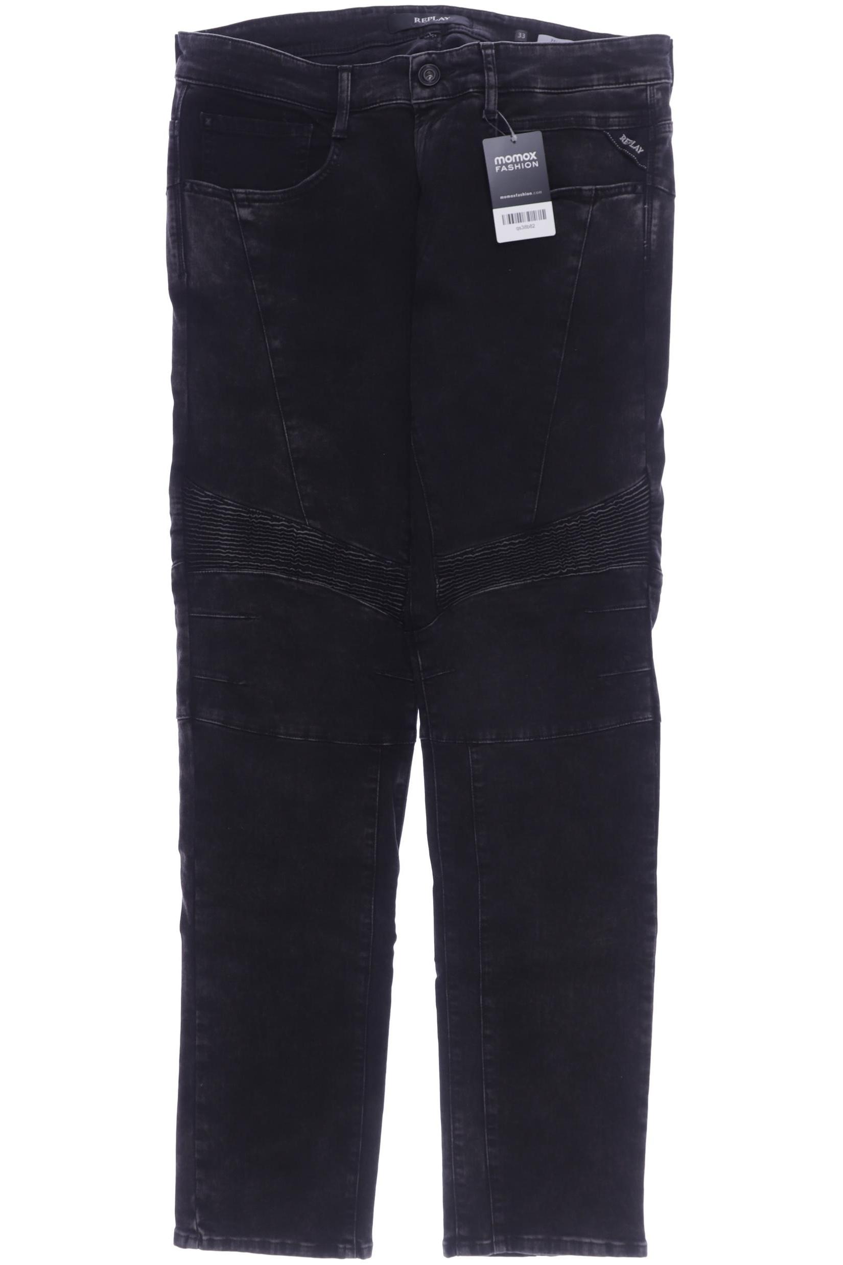 

Replay Herren Jeans, schwarz