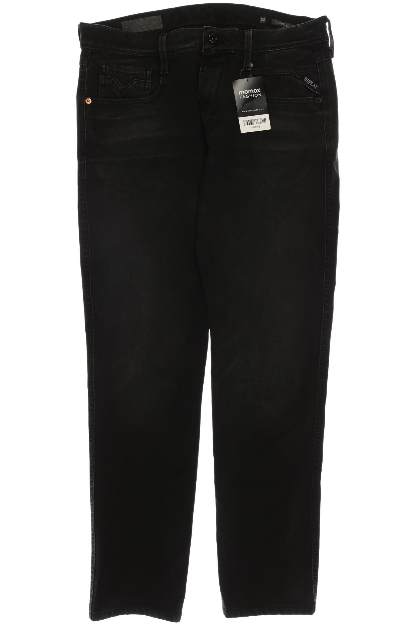 

Replay Herren Jeans, schwarz