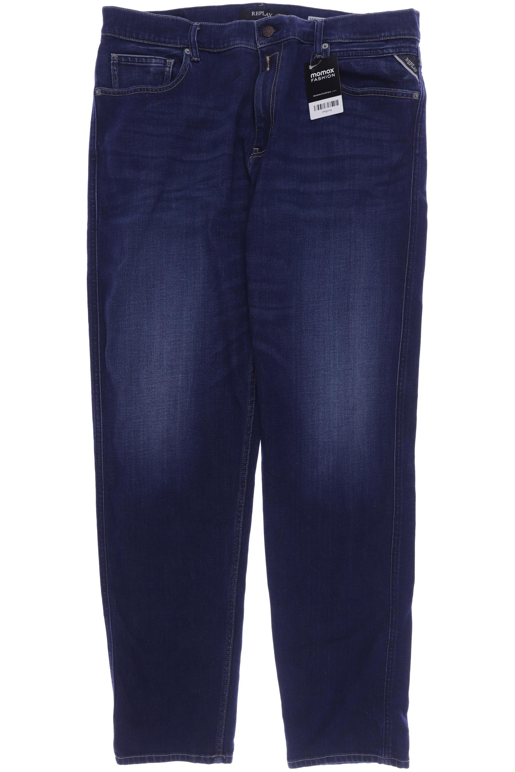 

Replay Herren Jeans, marineblau