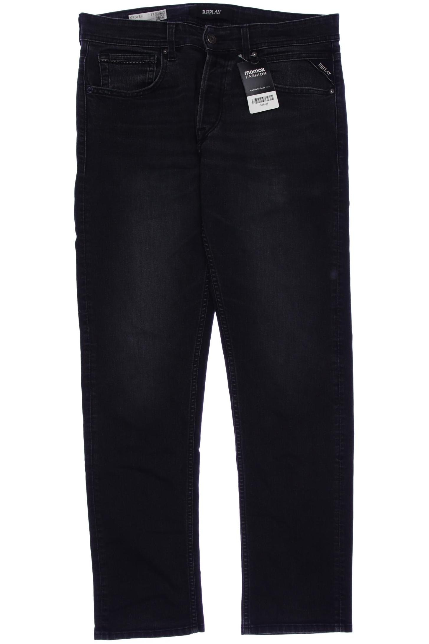 

Replay Herren Jeans, schwarz, Gr. 33