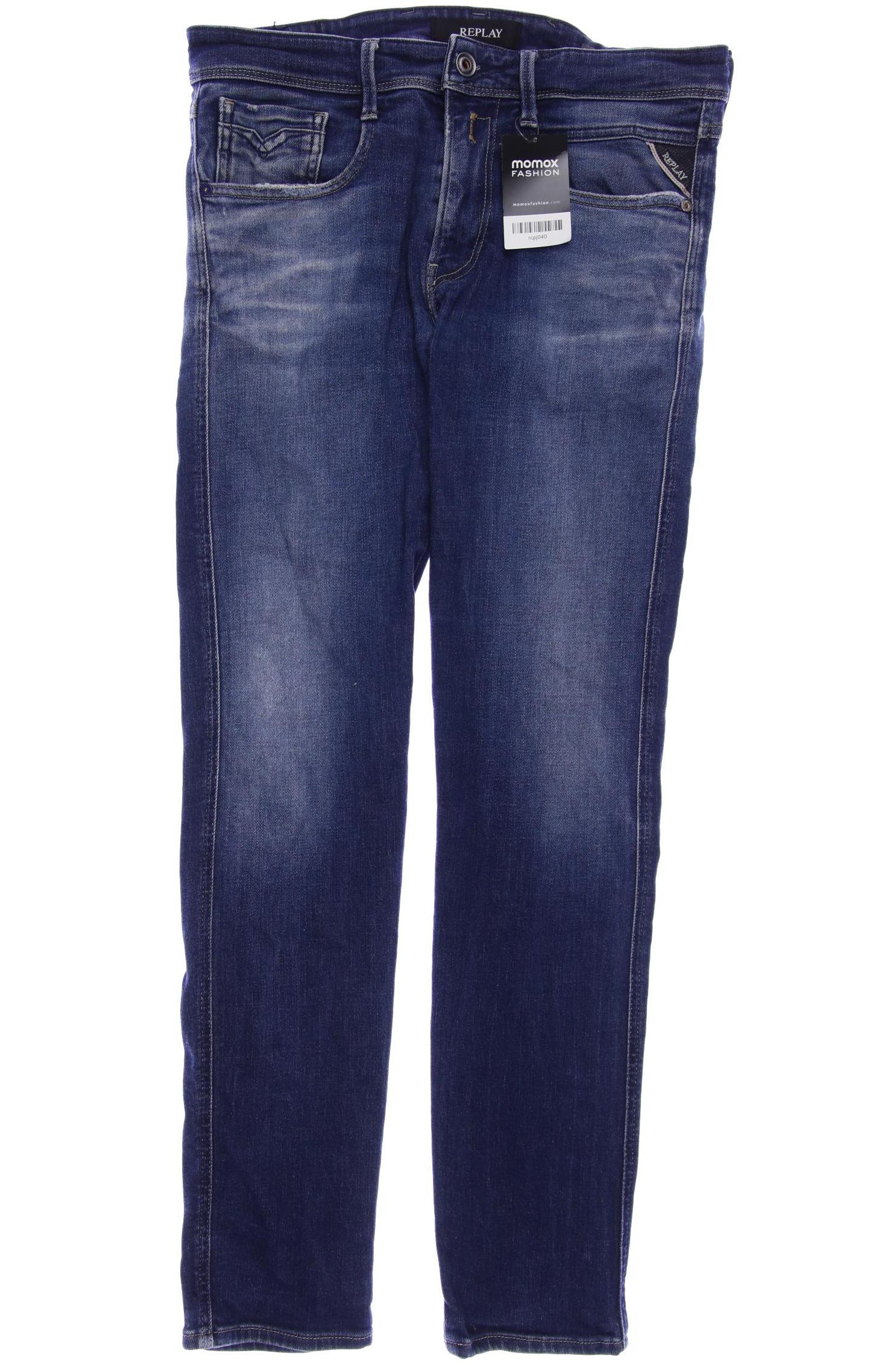 

Replay Herren Jeans, marineblau