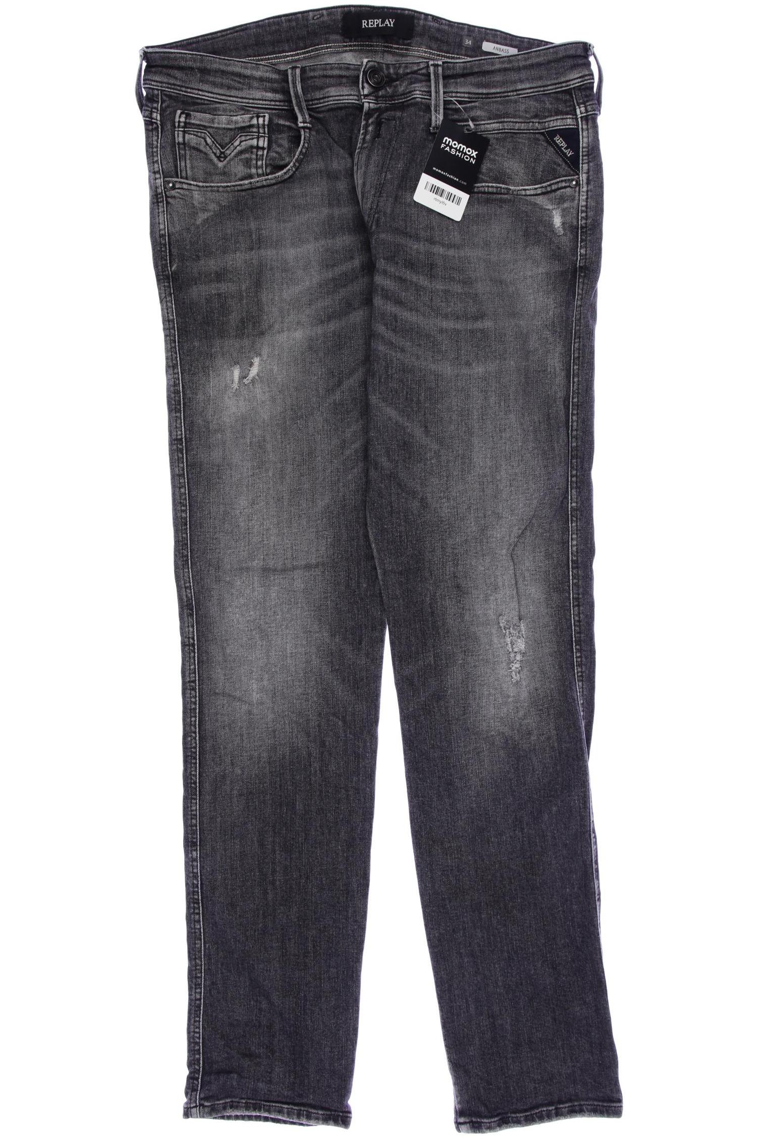 

Replay Herren Jeans, grau, Gr. 52