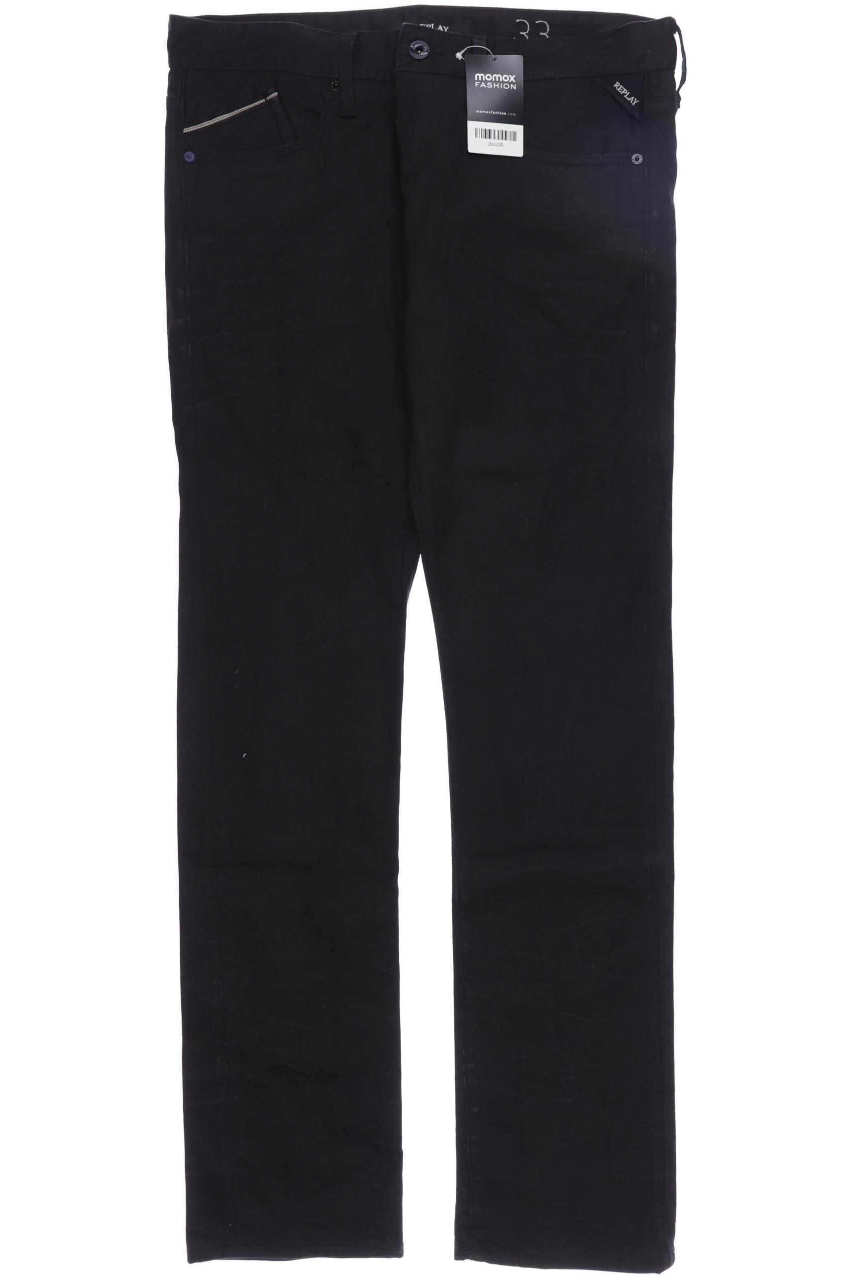 

Replay Herren Jeans, schwarz, Gr. 33