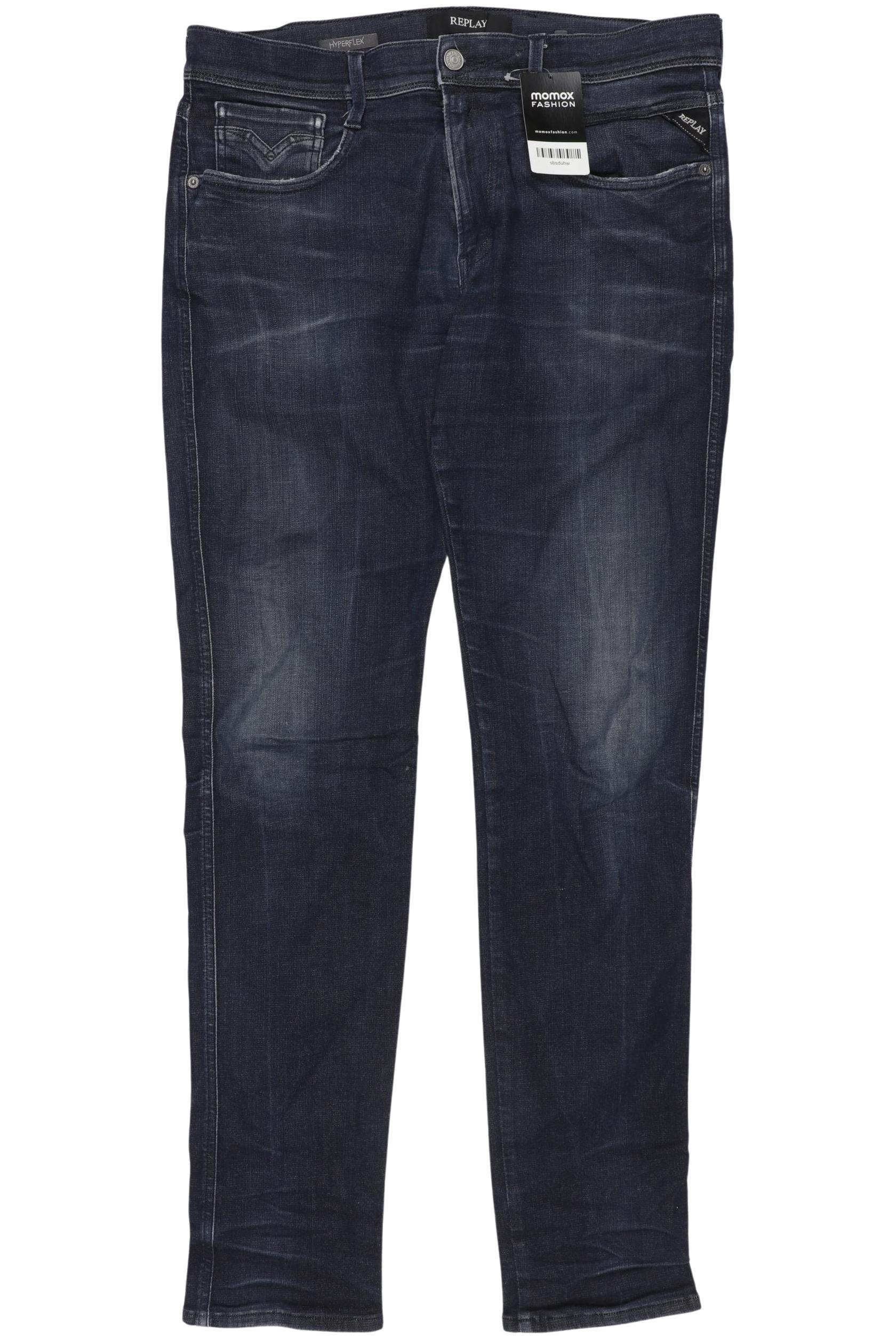 

Replay Herren Jeans, marineblau, Gr. 34