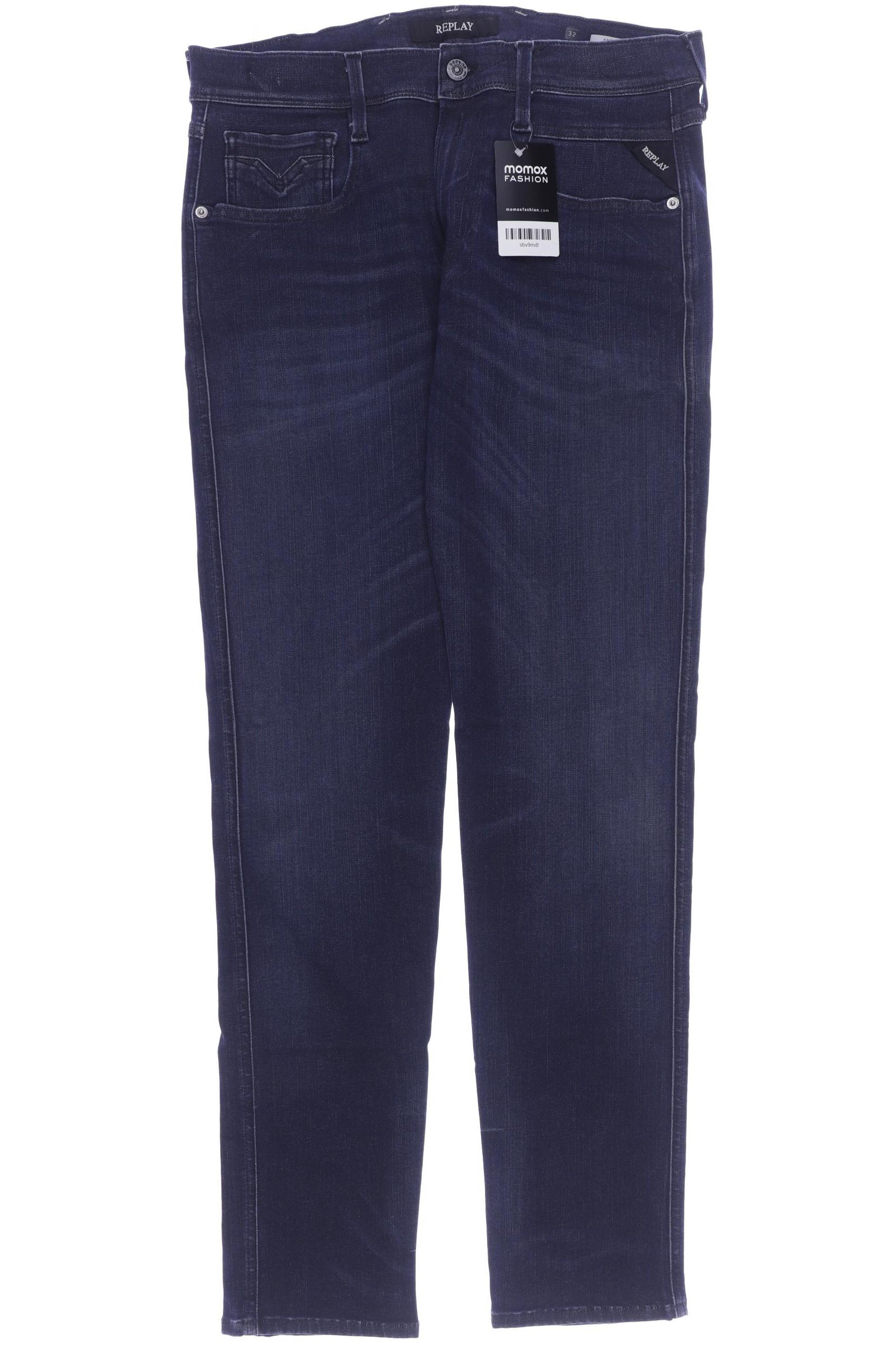 

Replay Herren Jeans, marineblau