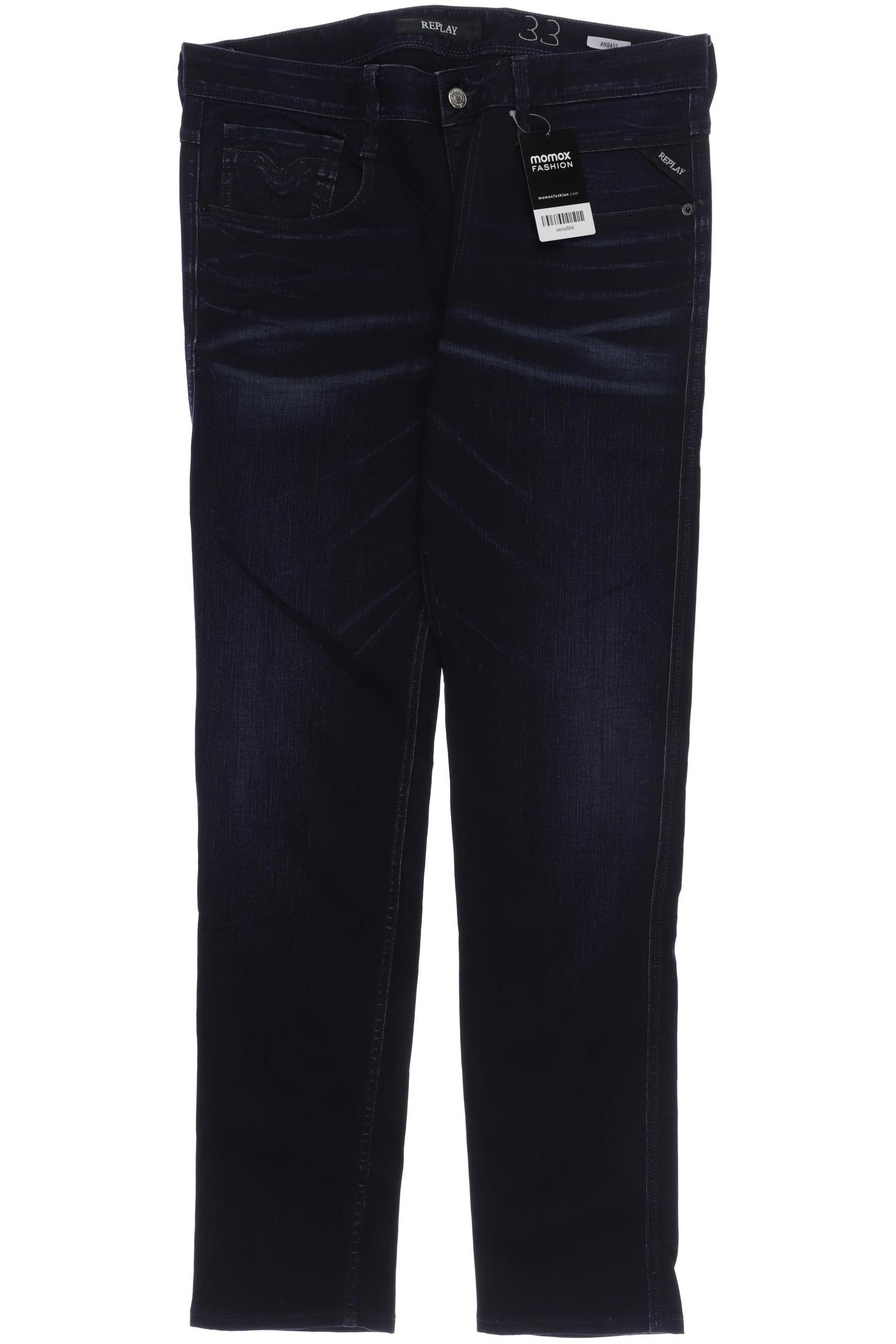 

Replay Herren Jeans, marineblau, Gr. 33