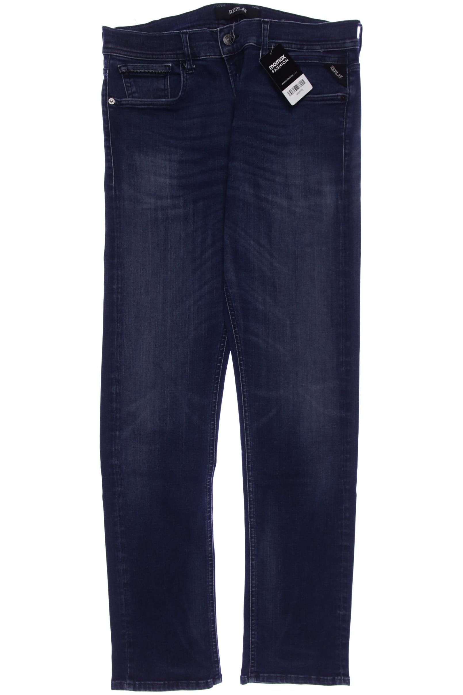 

Replay Herren Jeans, marineblau, Gr. 34