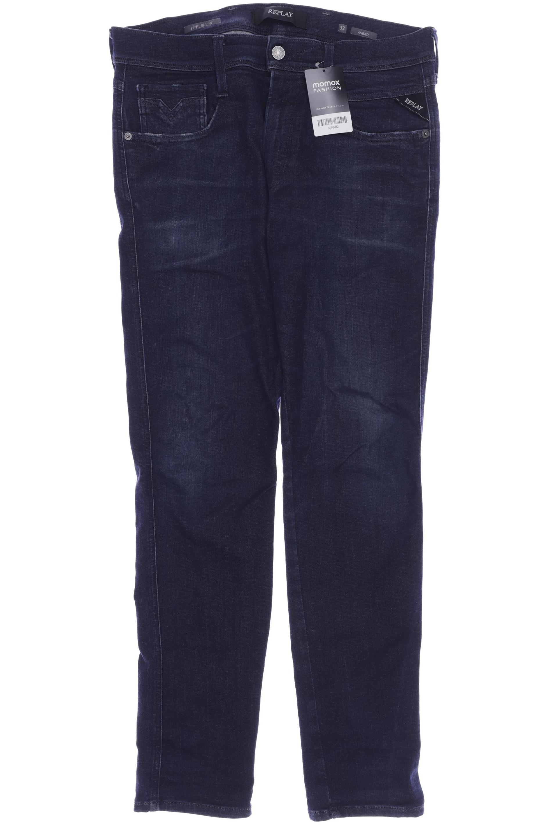 

Replay Herren Jeans, marineblau