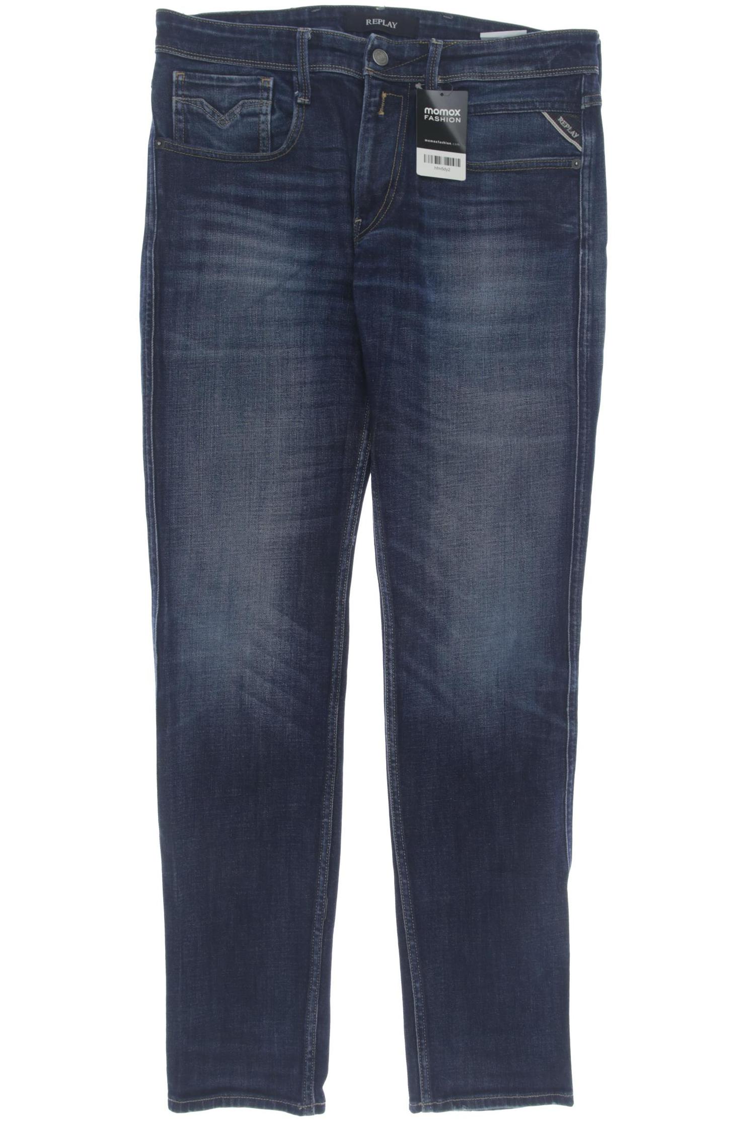 

Replay Herren Jeans, marineblau