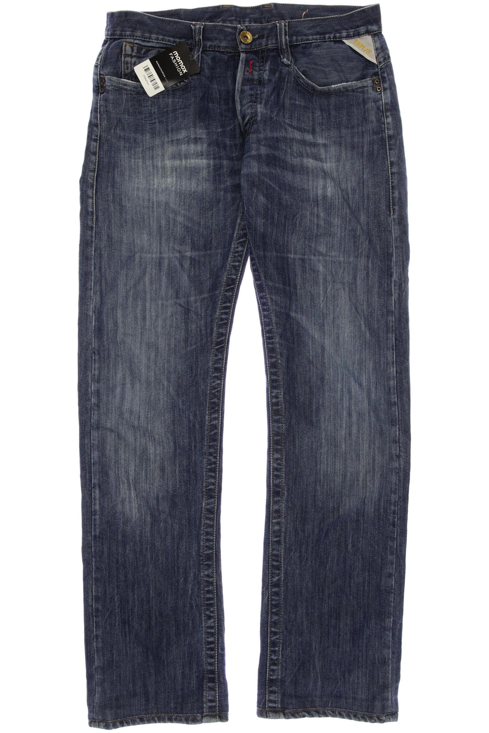 

Replay Herren Jeans, marineblau