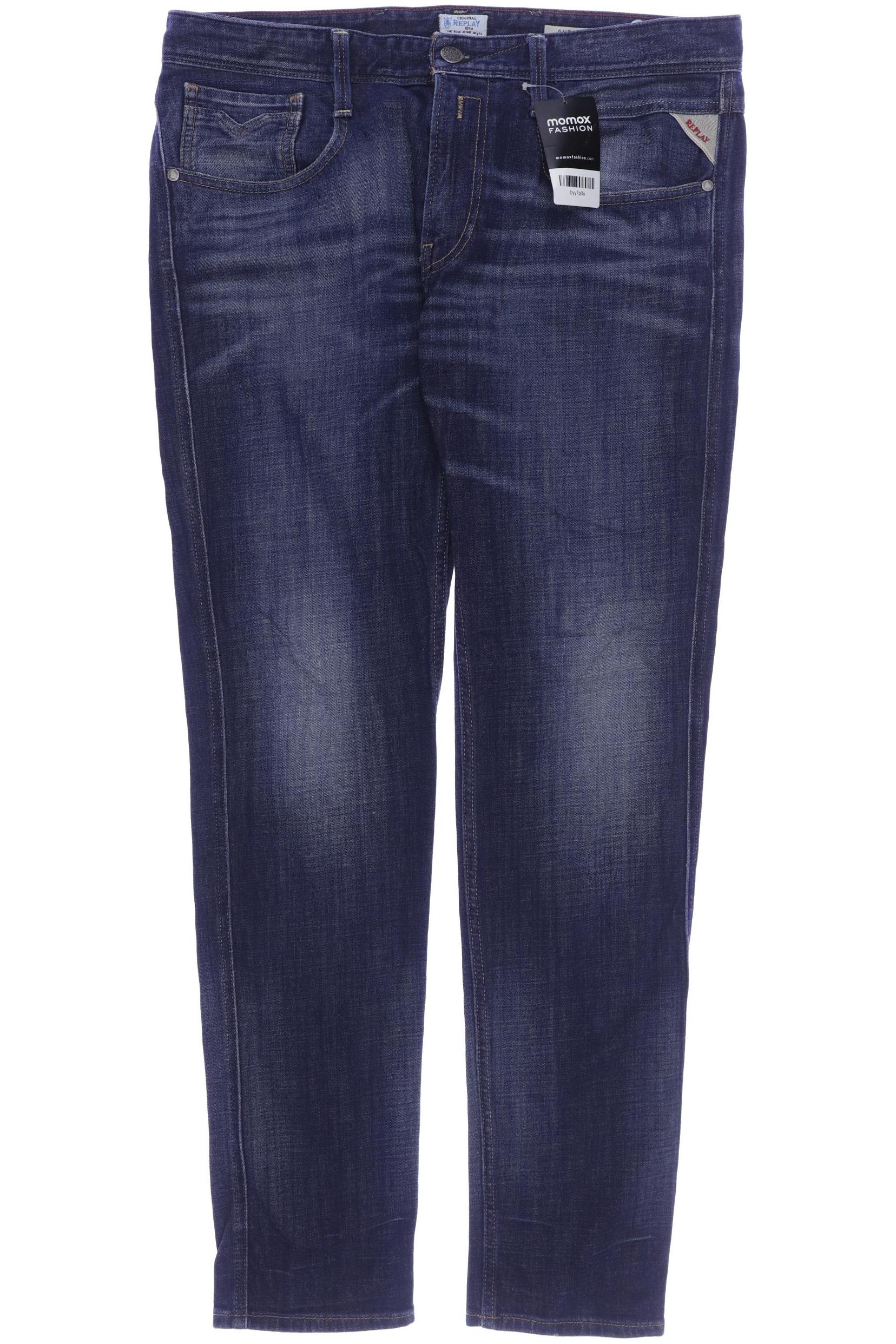

Replay Herren Jeans, marineblau, Gr. 34