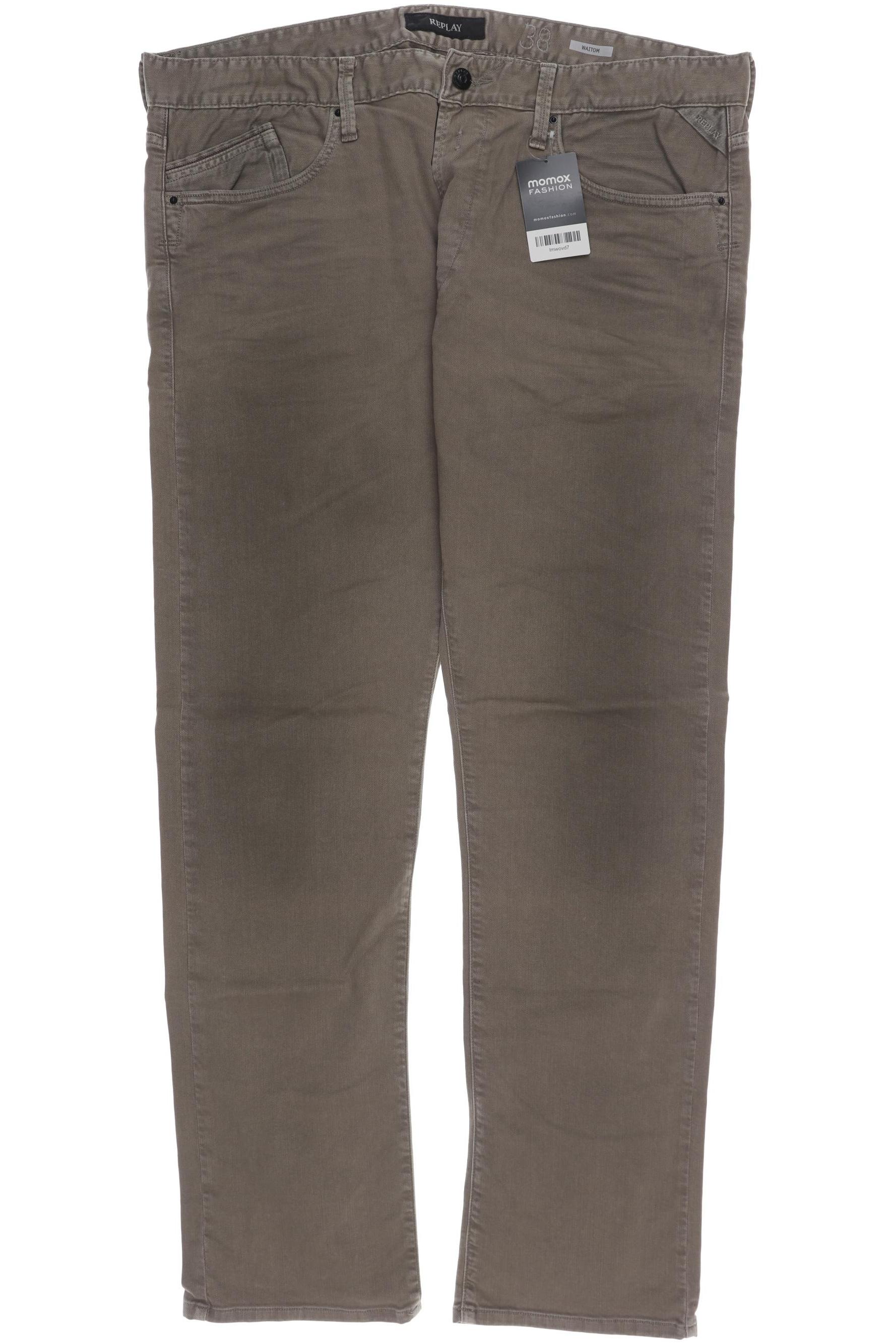 

Replay Herren Jeans, braun, Gr. 56