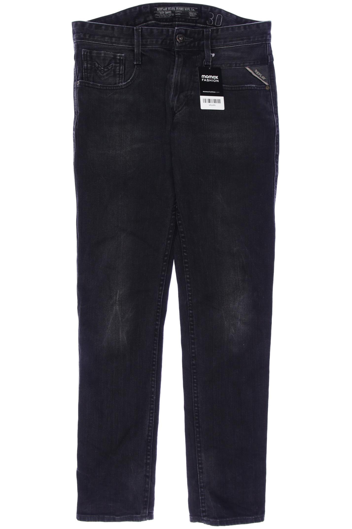 

Replay Herren Jeans, schwarz