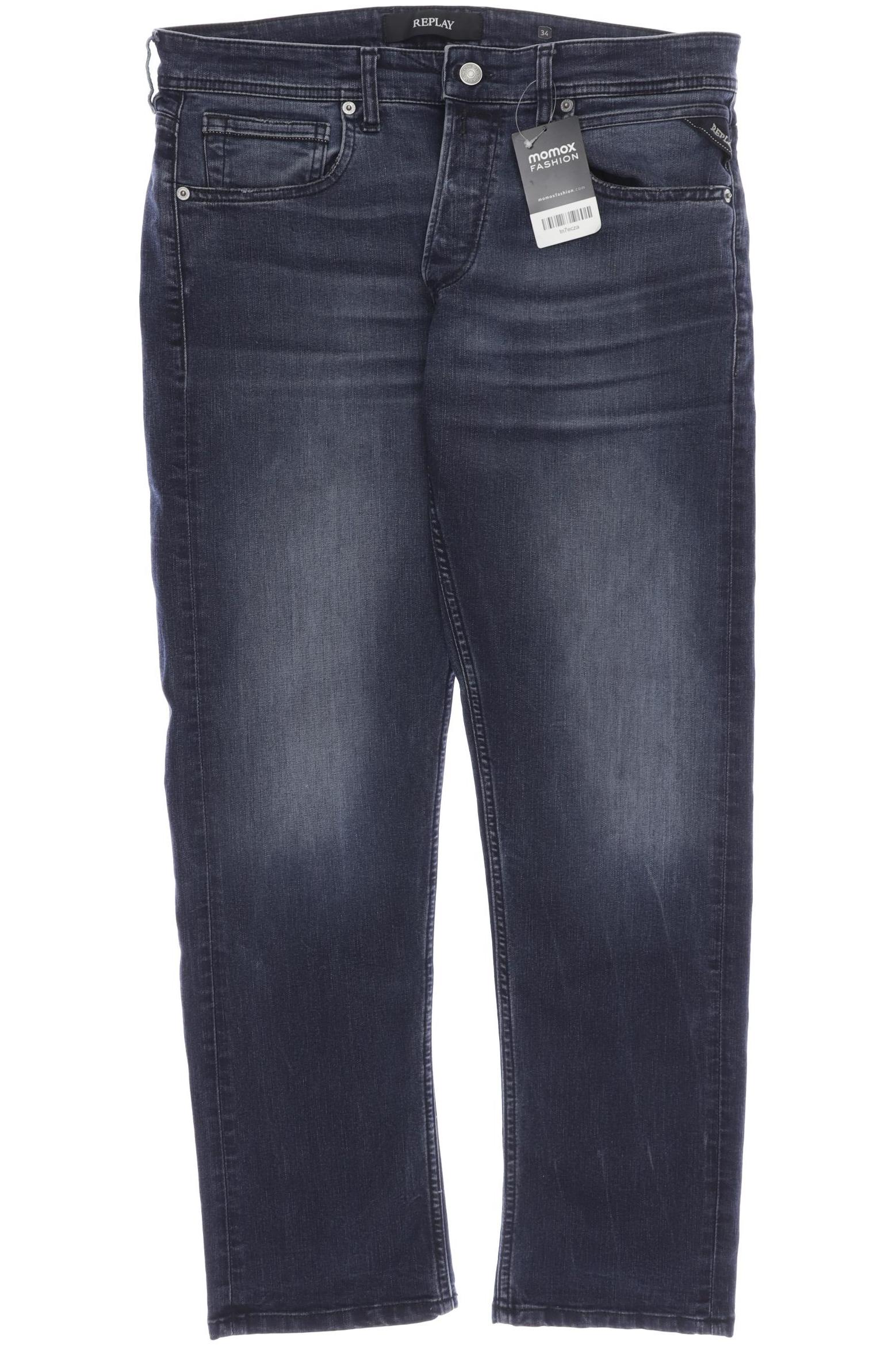 

Replay Herren Jeans, marineblau, Gr. 34