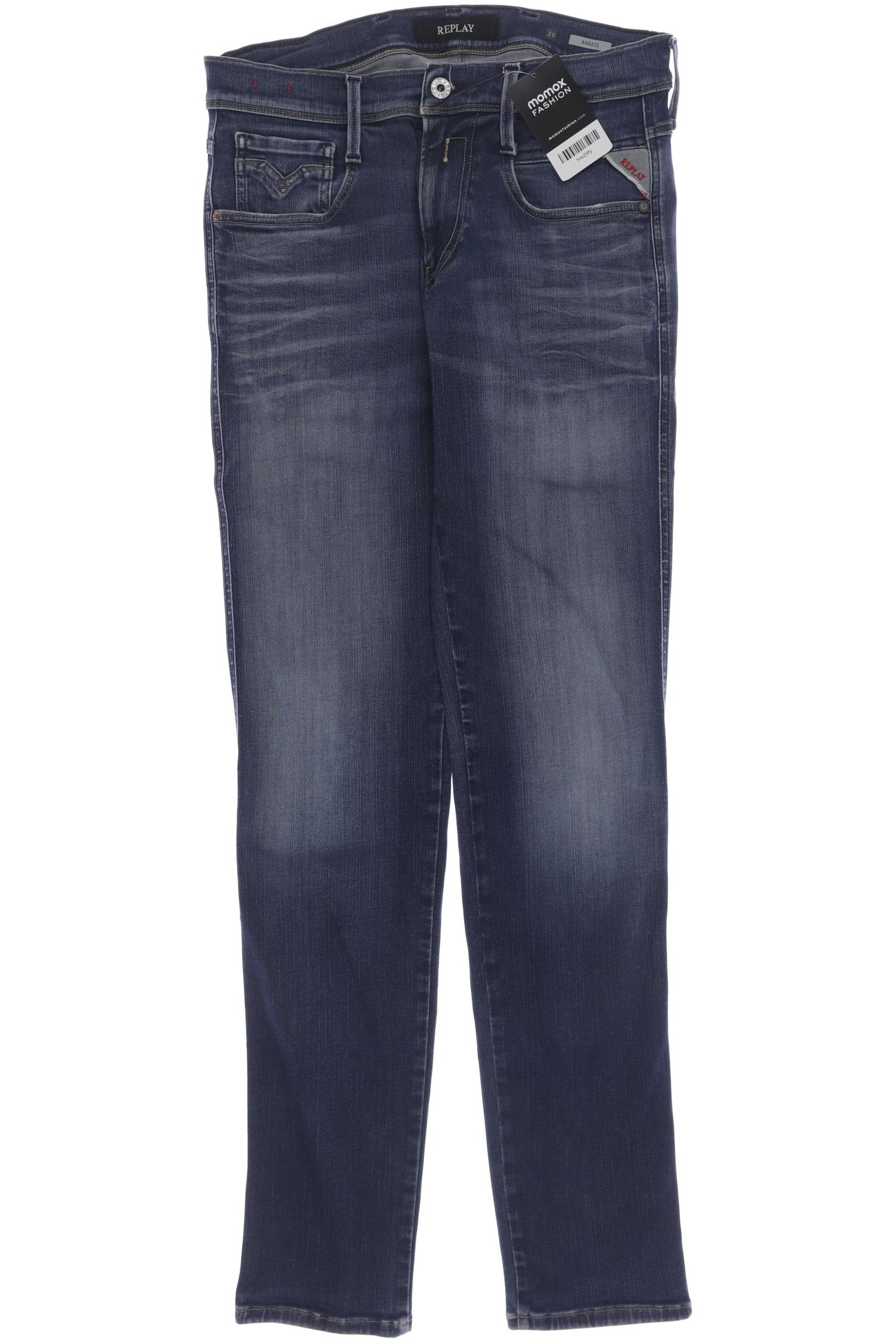 

Replay Herren Jeans, marineblau