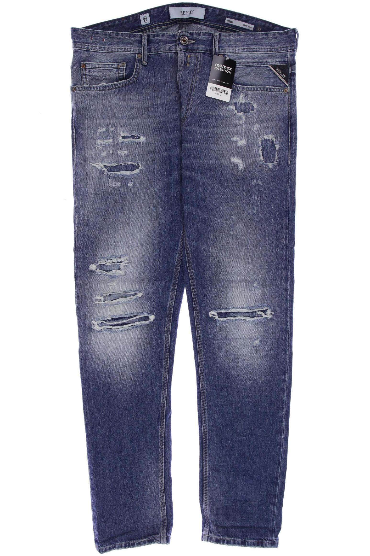 

Replay Herren Jeans, blau