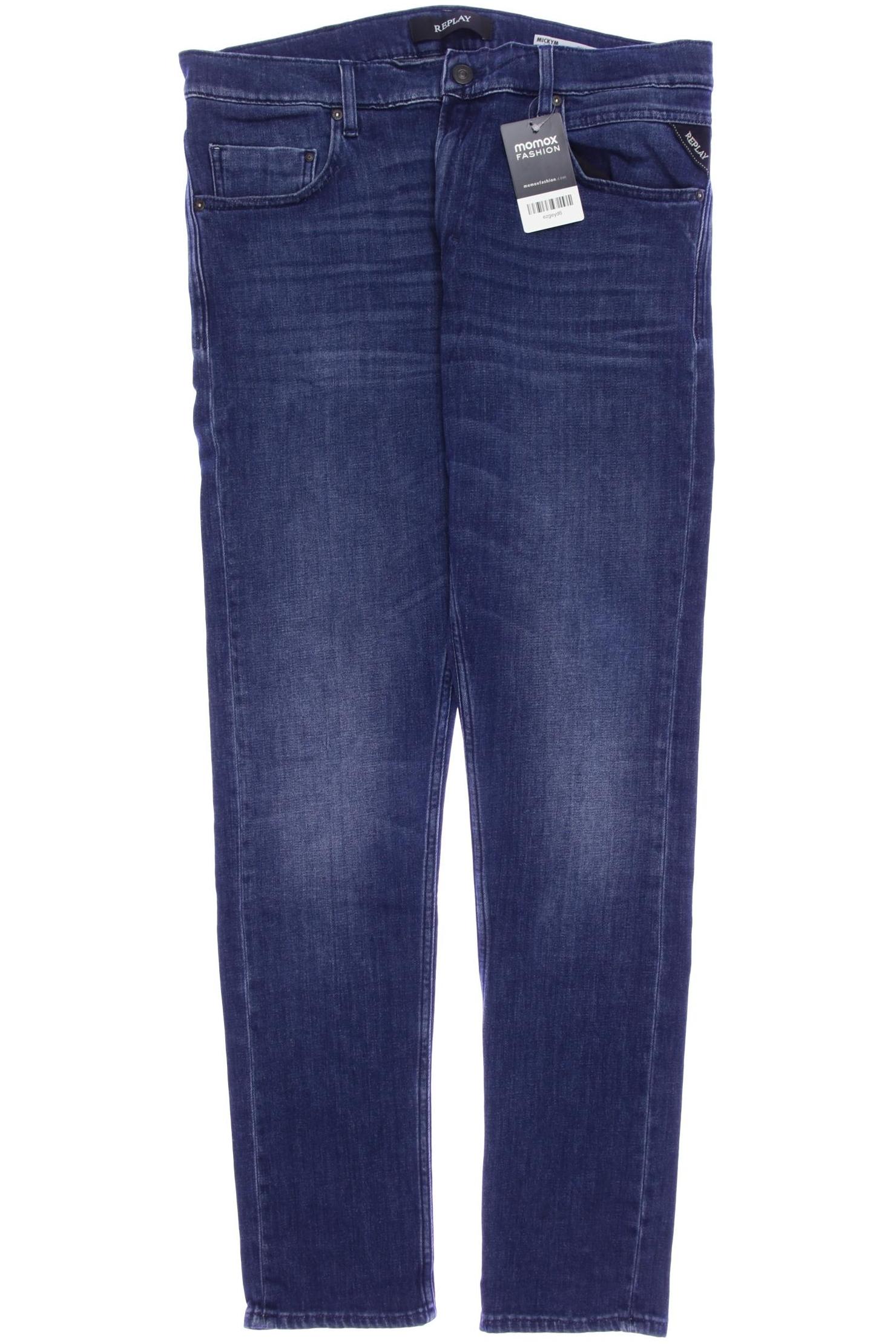 

Replay Herren Jeans, marineblau, Gr. 33