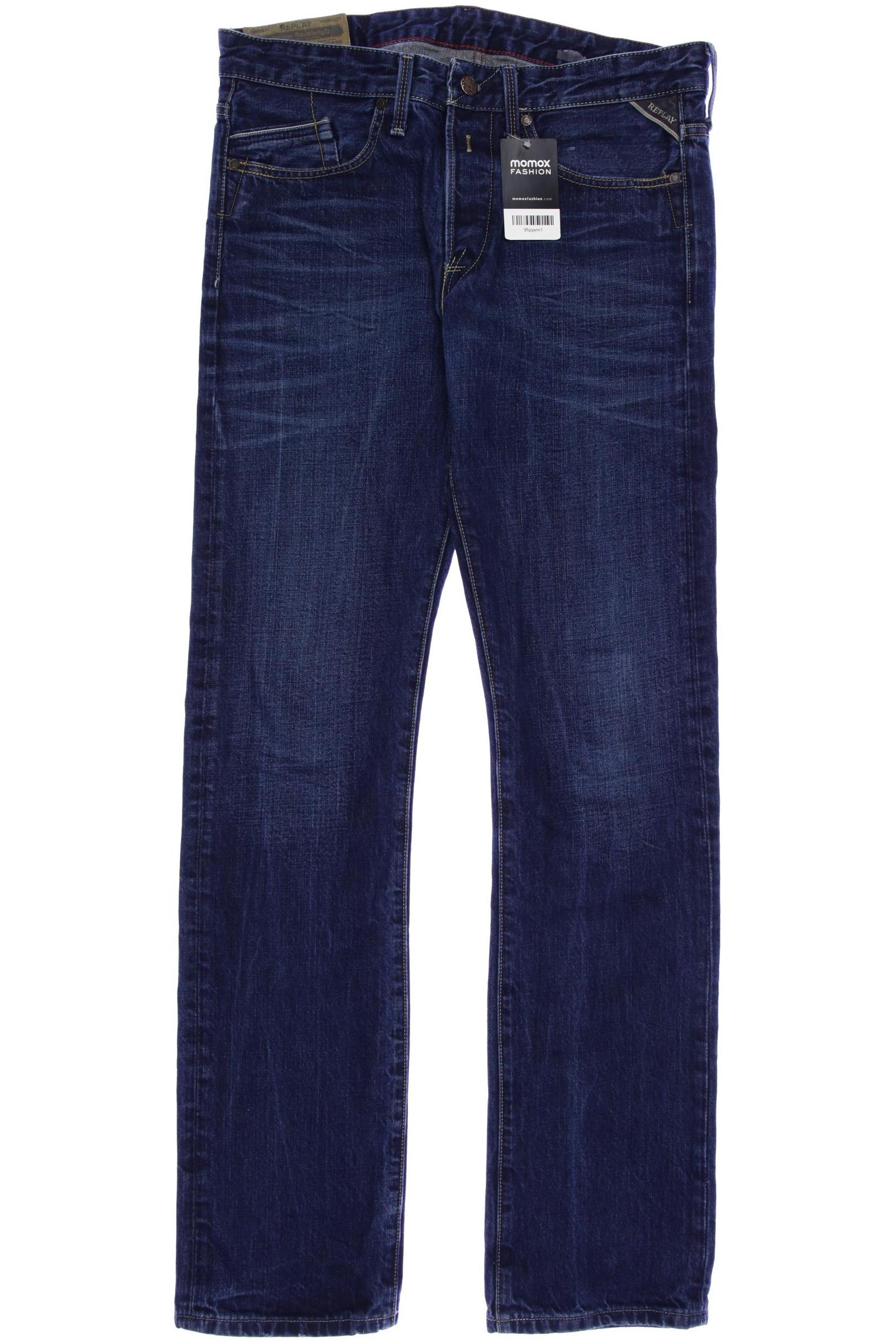 

Replay Herren Jeans, marineblau, Gr. 32