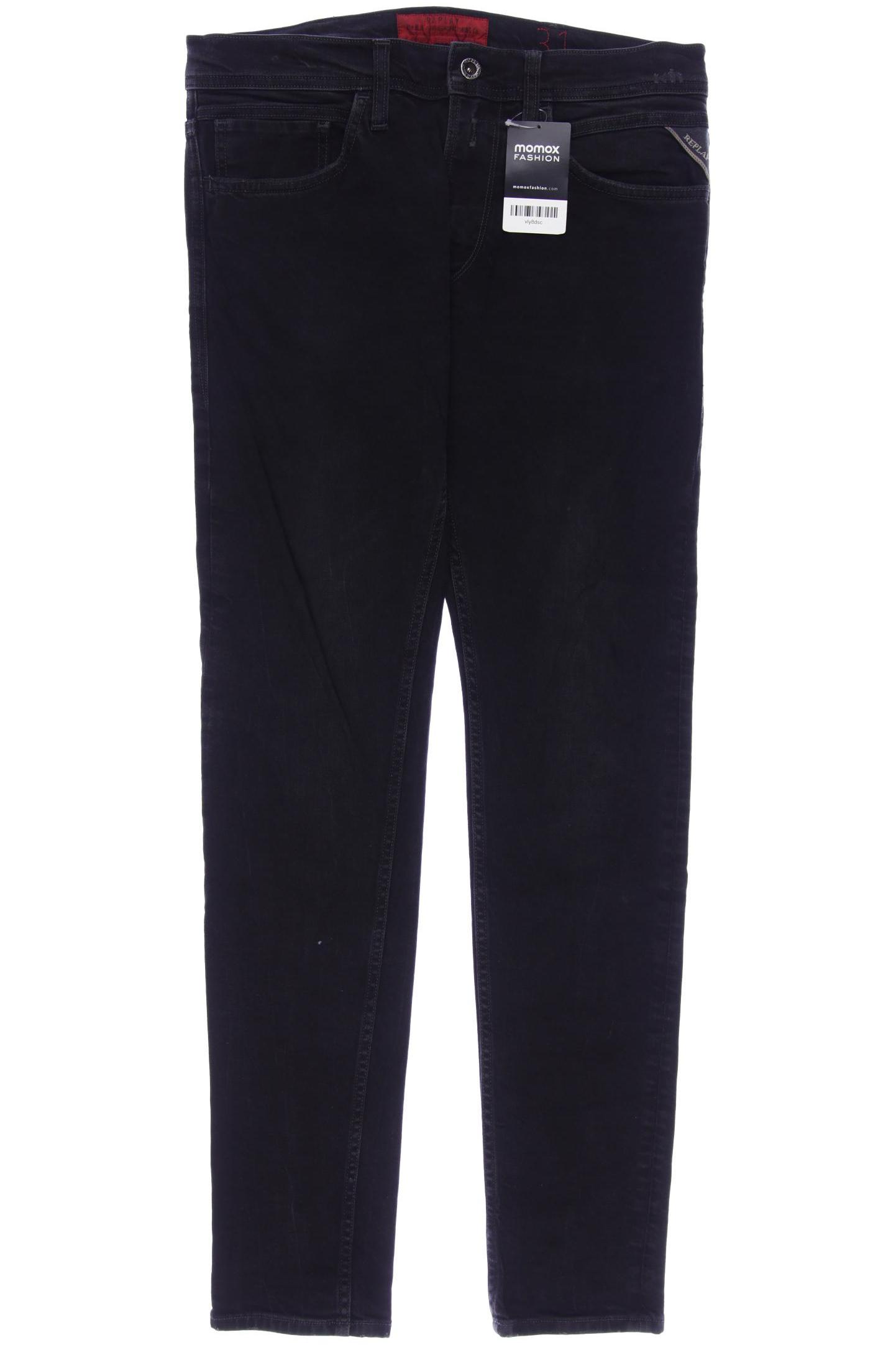 

Replay Herren Jeans, schwarz