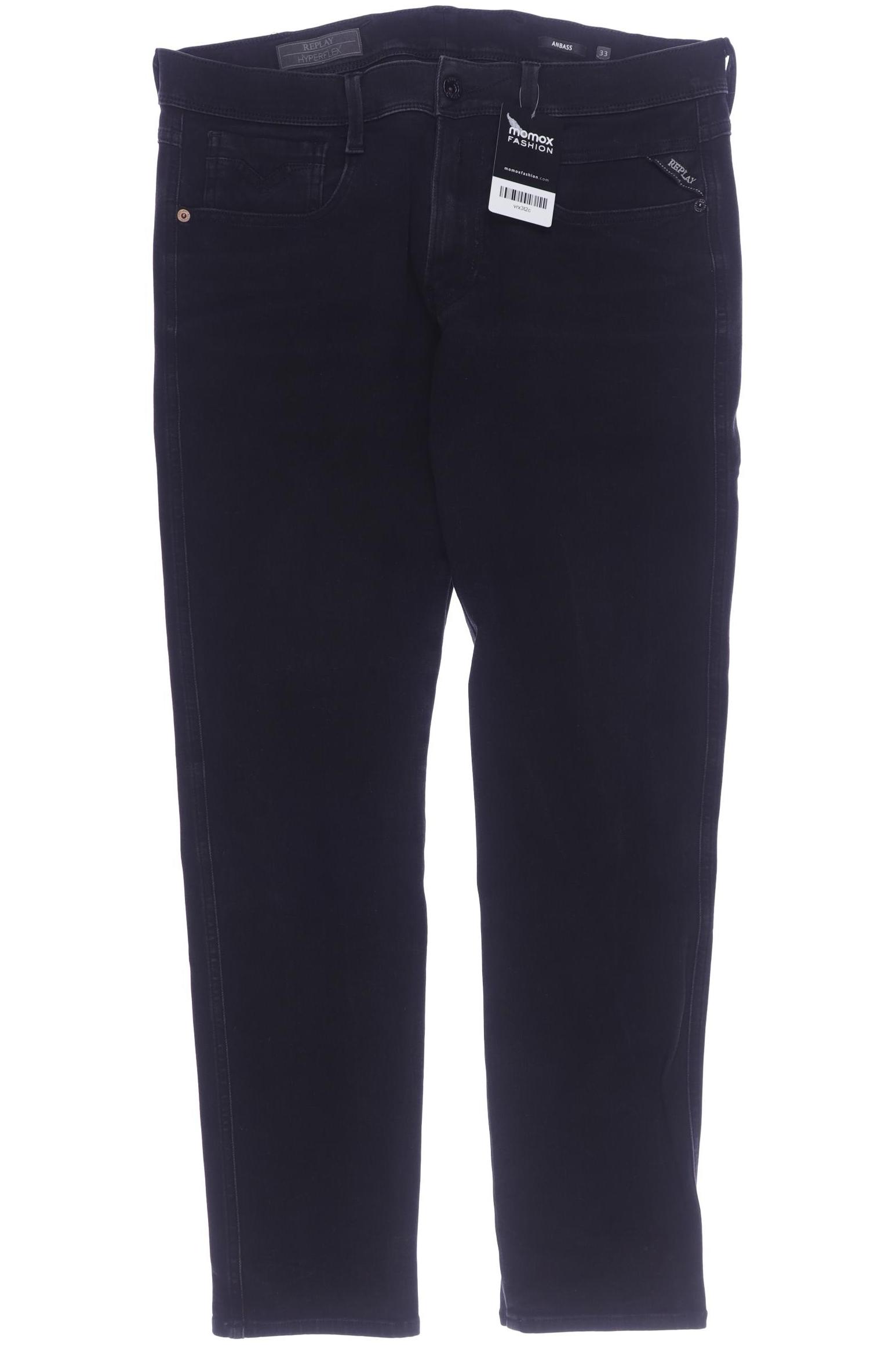 

Replay Herren Jeans, schwarz, Gr. 33
