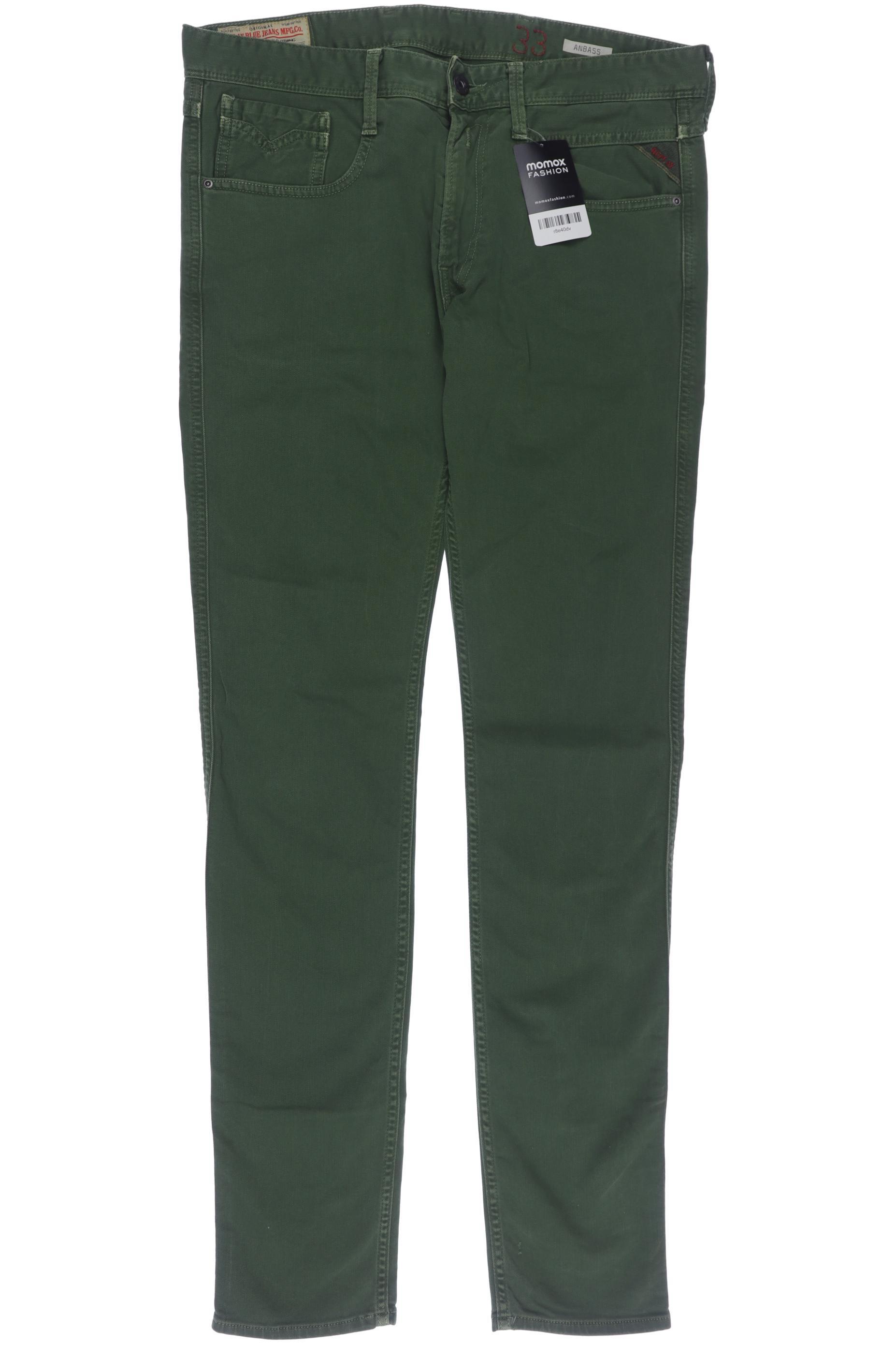 

Replay Herren Jeans, grün, Gr. 33