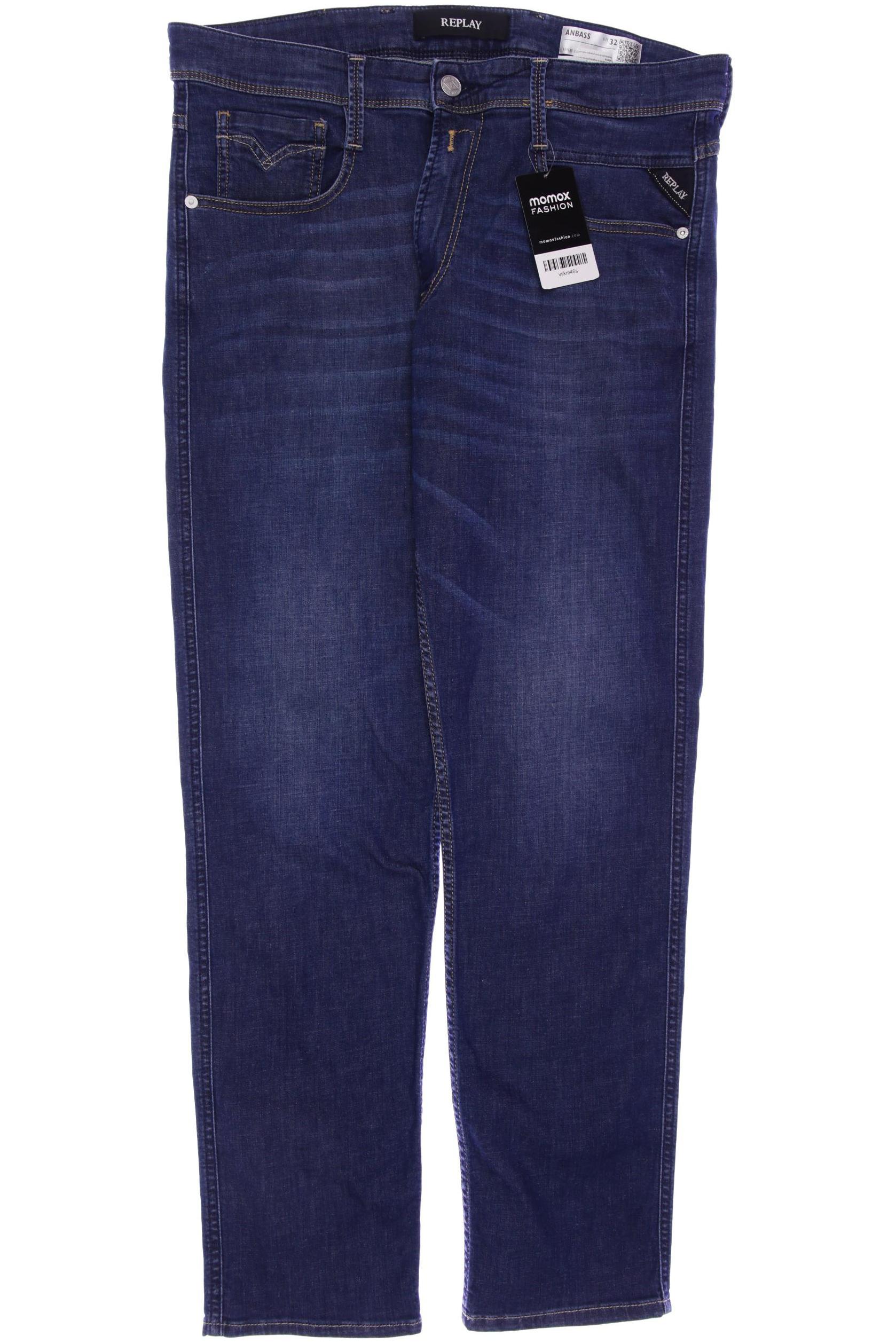 

Replay Herren Jeans, marineblau