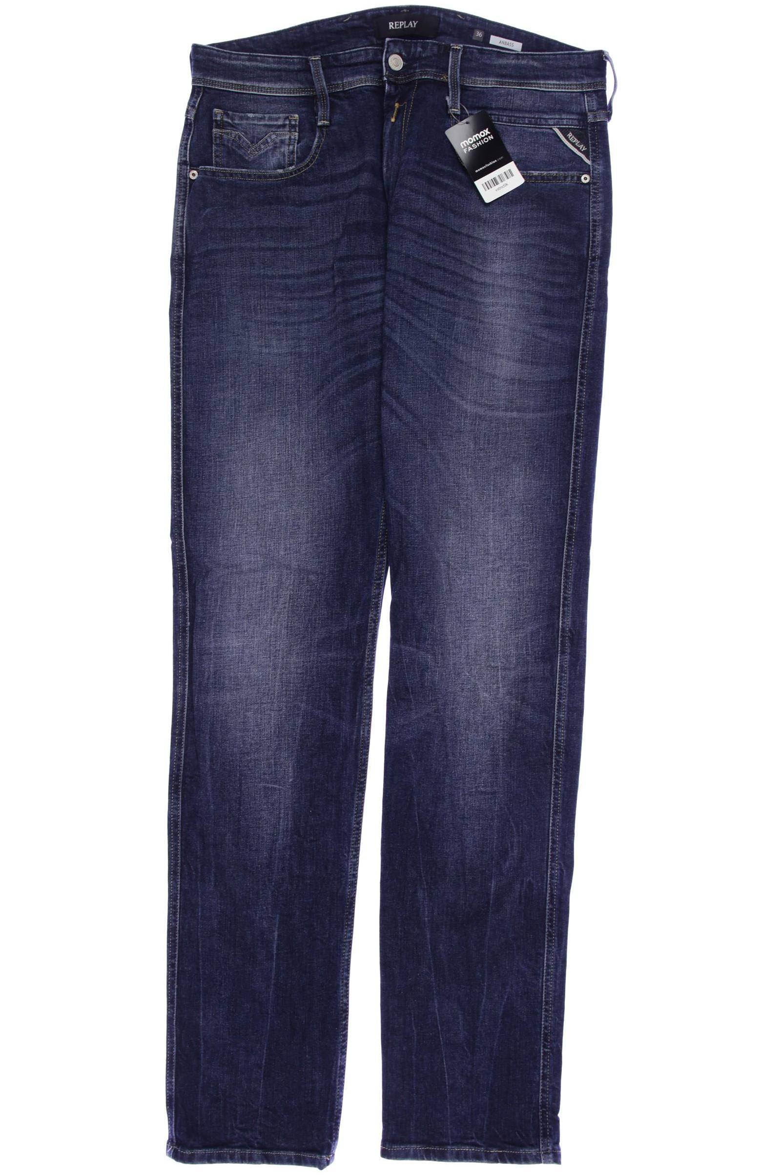 

Replay Herren Jeans, marineblau, Gr. 0