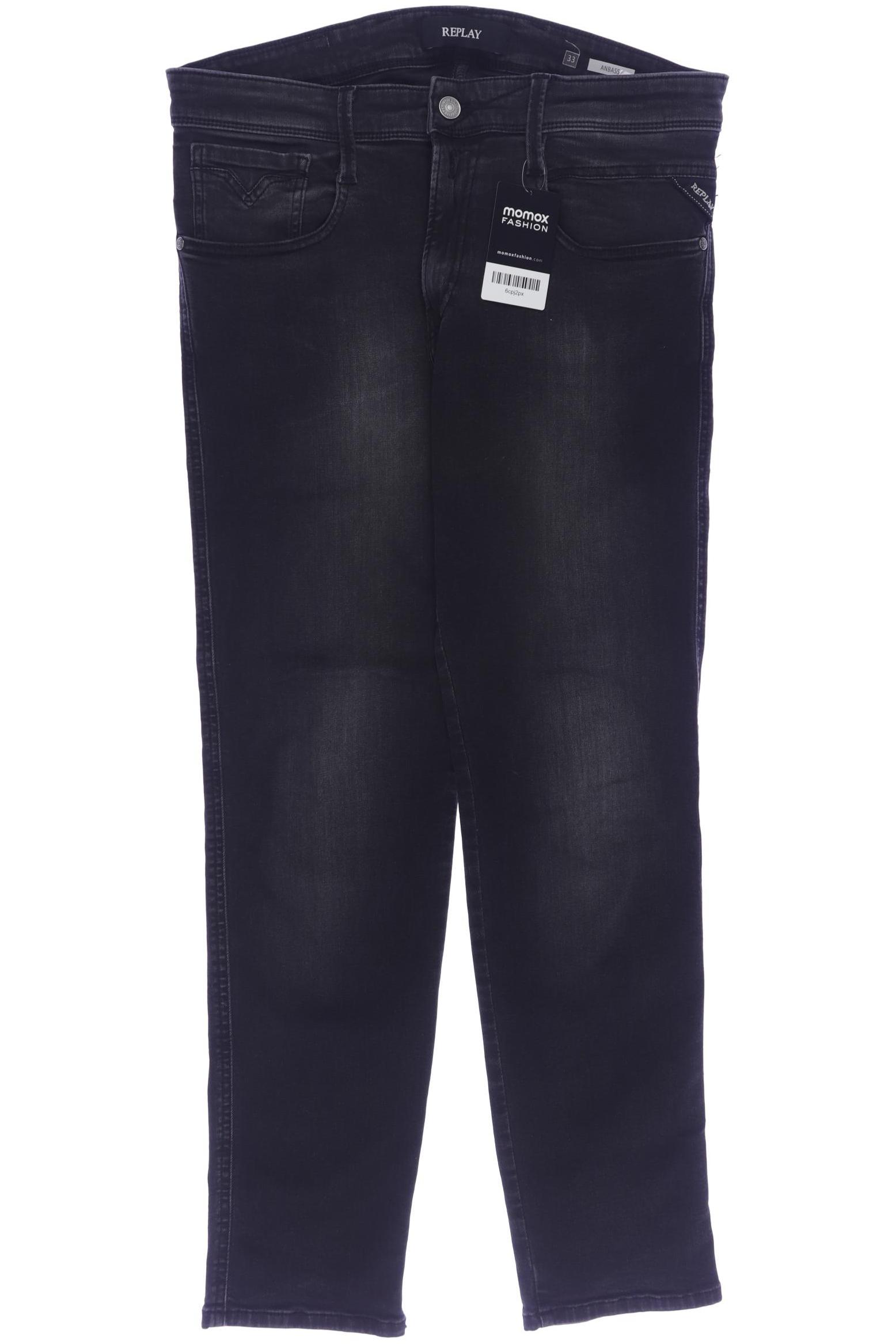 

Replay Herren Jeans, schwarz, Gr. 33