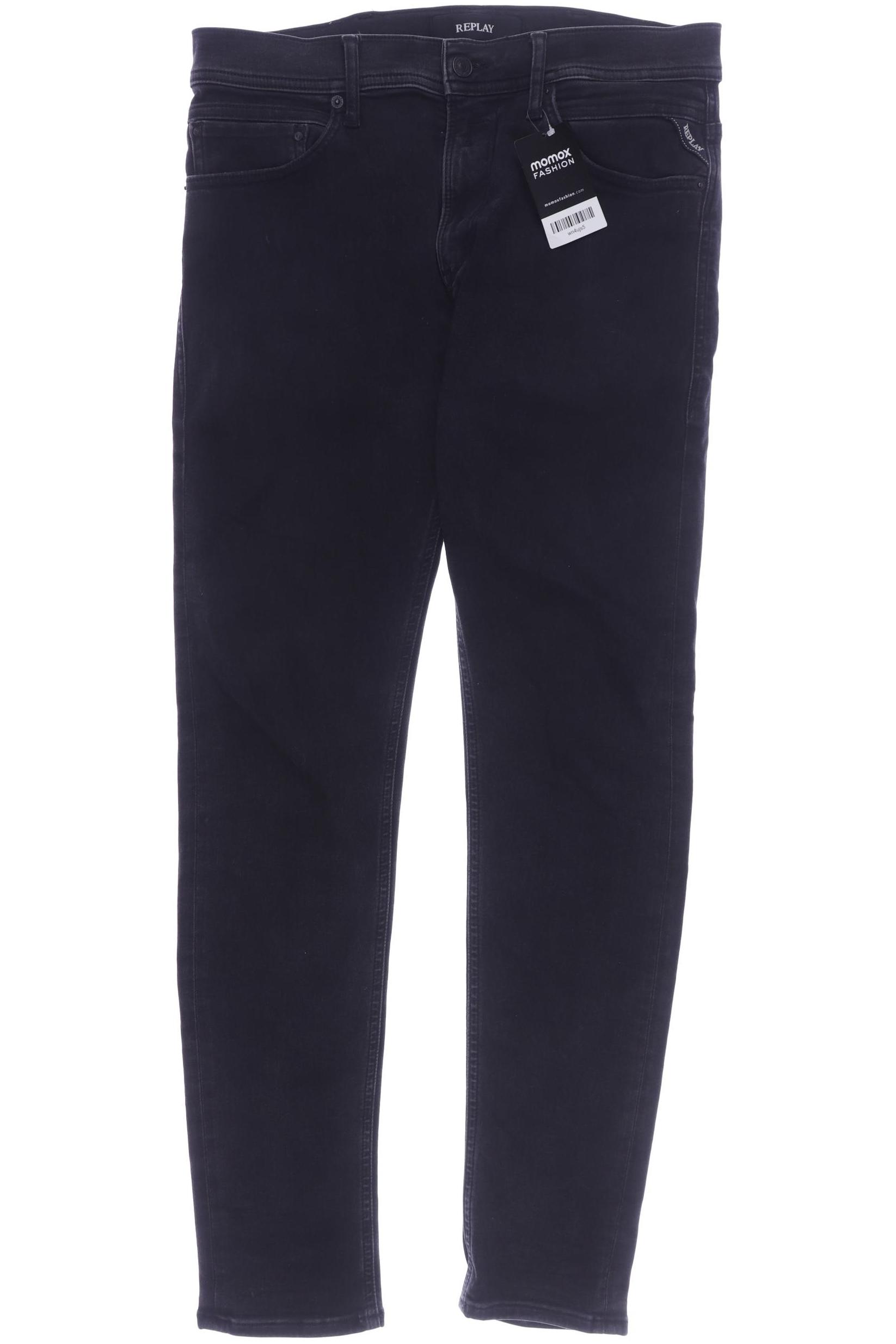 

Replay Herren Jeans, schwarz