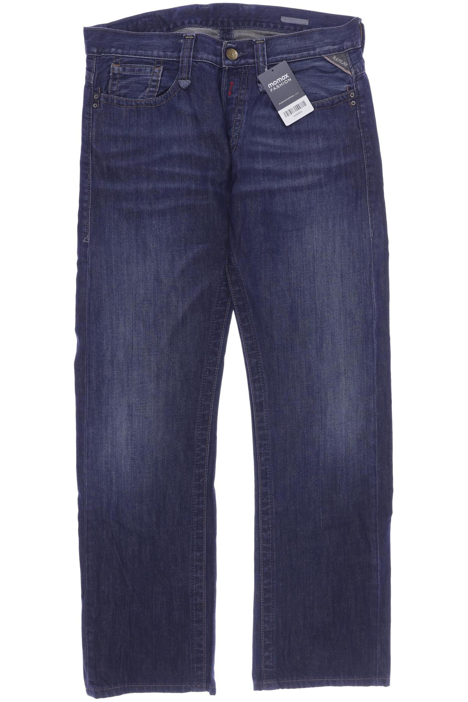 

Replay Herren Jeans, marineblau