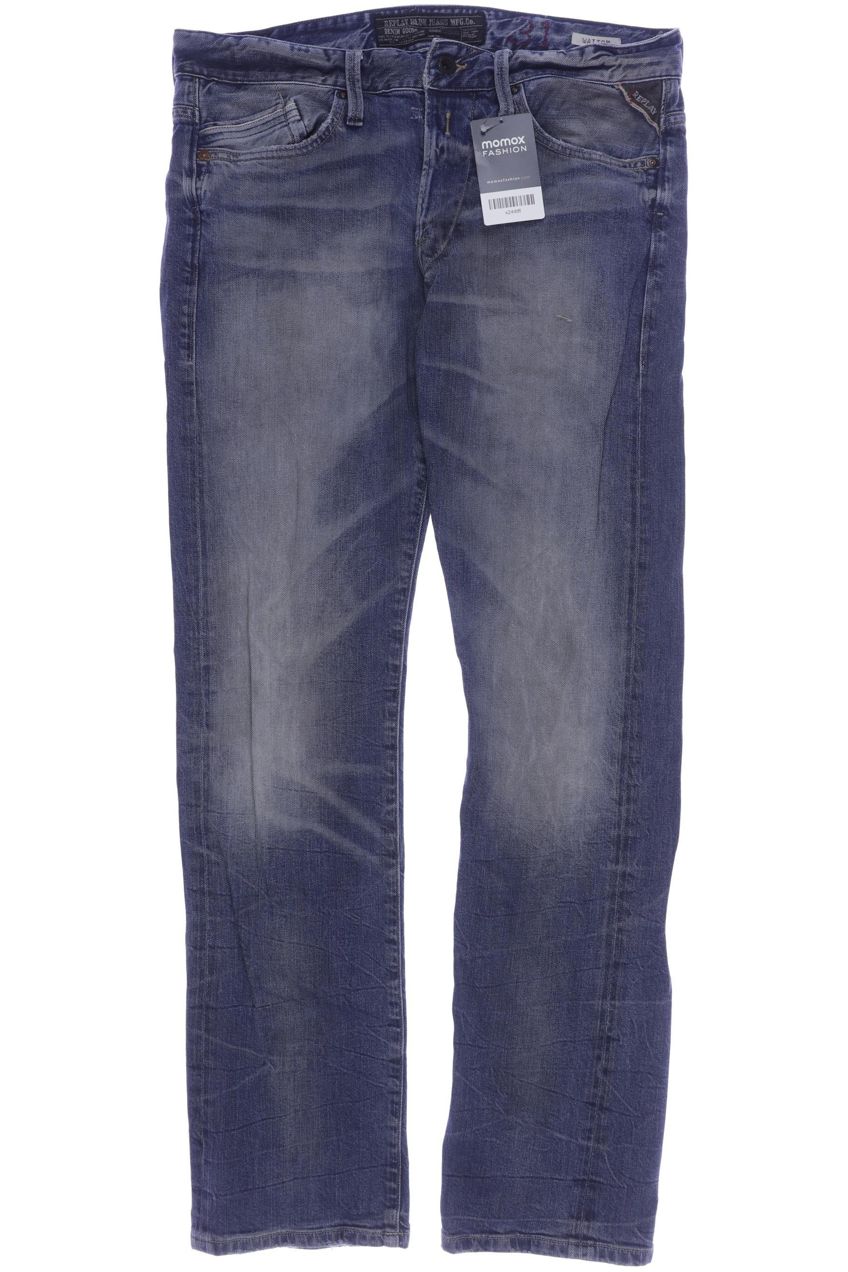 

Replay Herren Jeans, blau