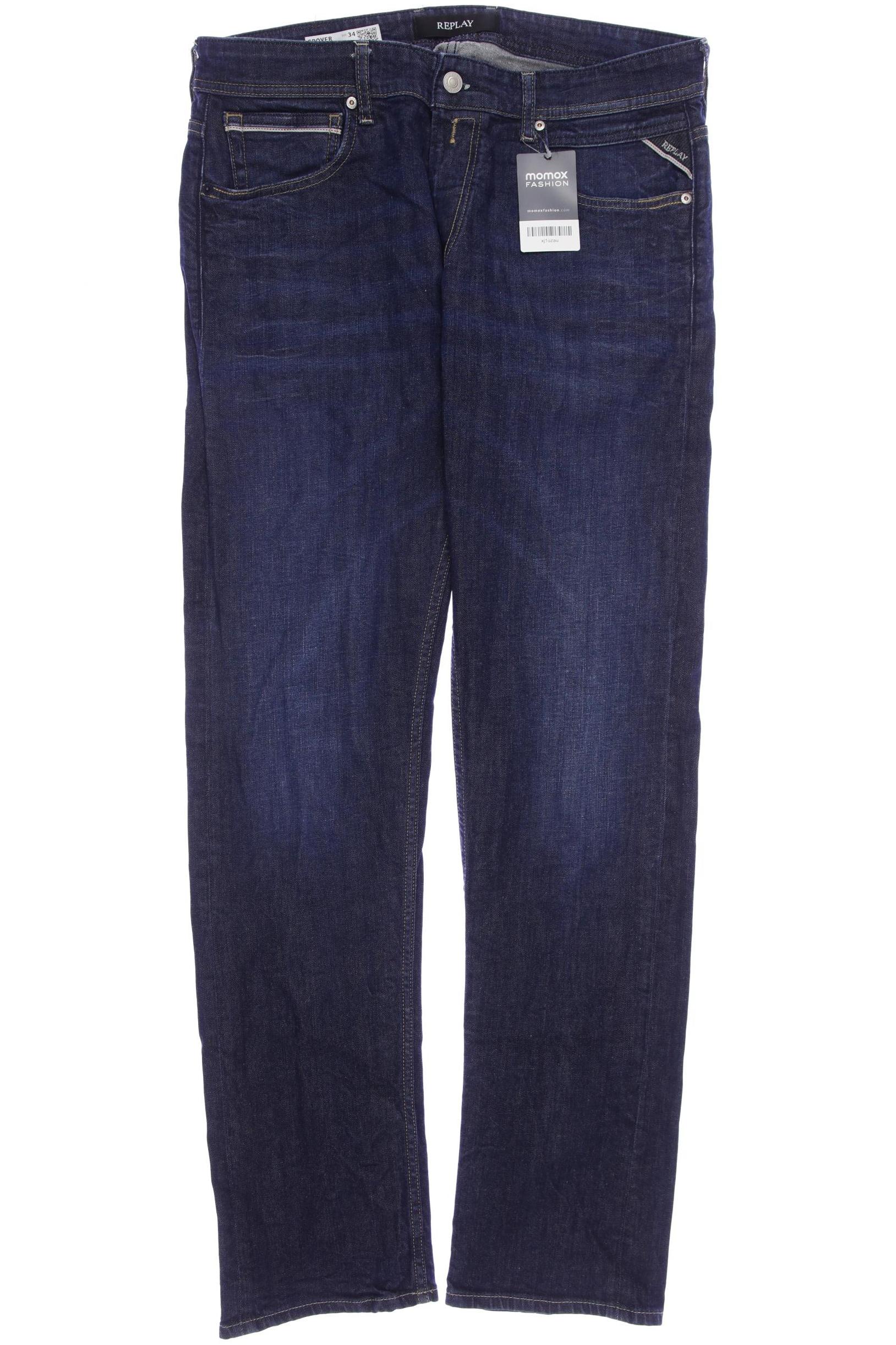 

Replay Herren Jeans, marineblau, Gr. 34