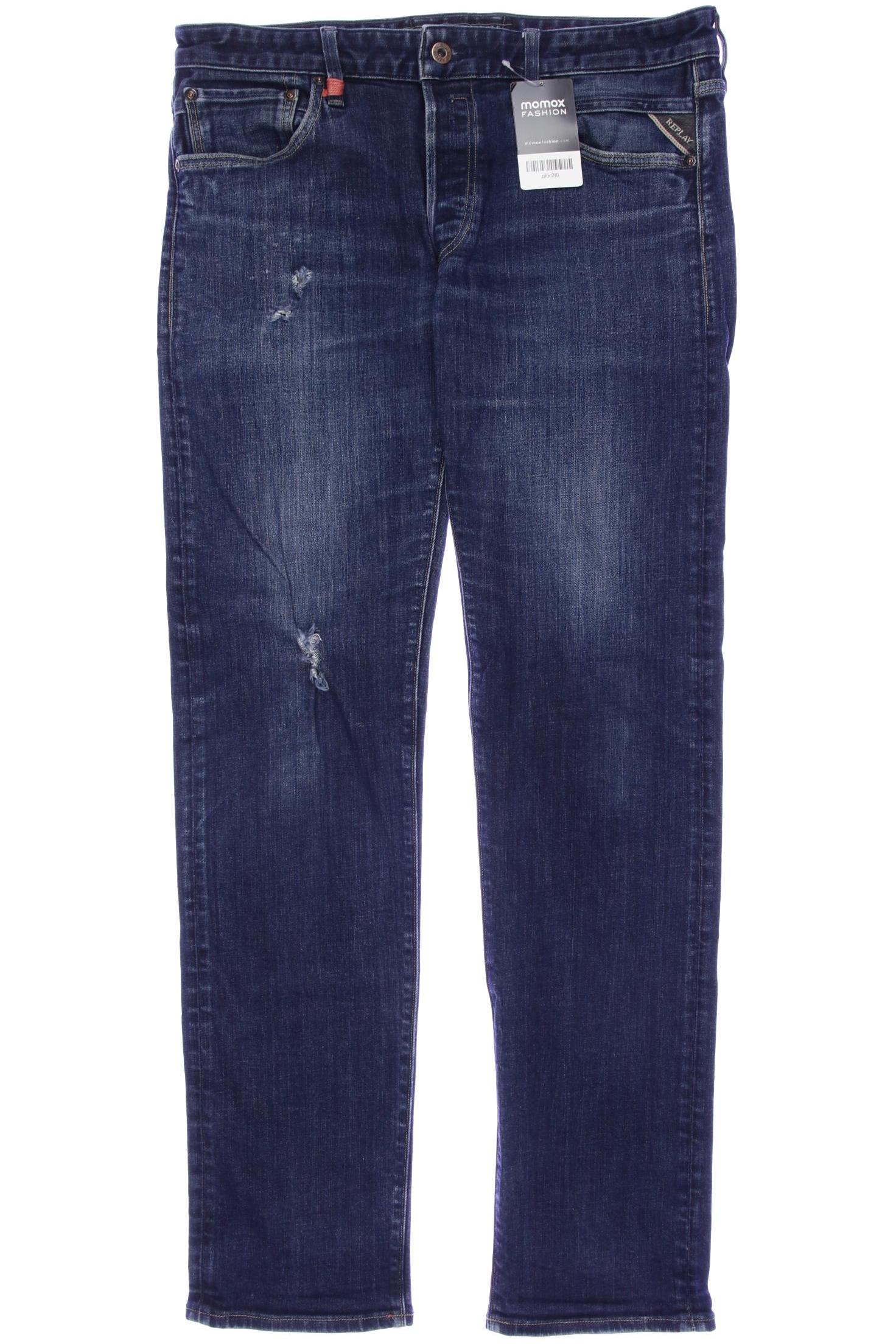 

Replay Herren Jeans, marineblau, Gr. 33