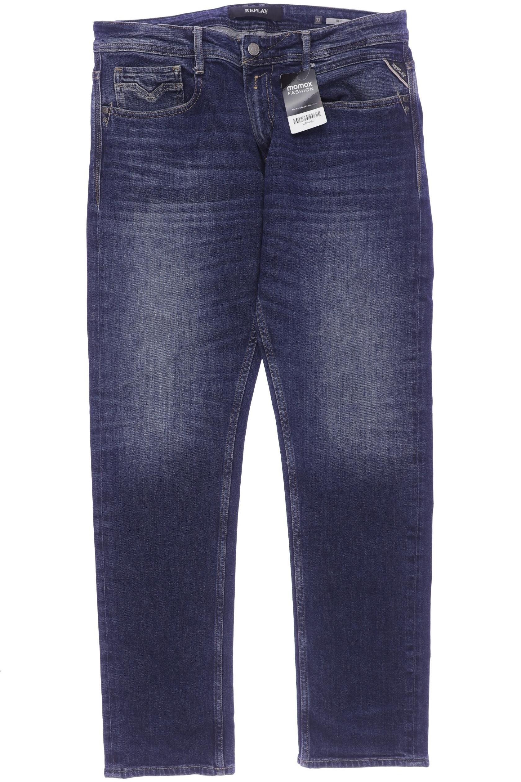 

Replay Herren Jeans, marineblau, Gr. 33