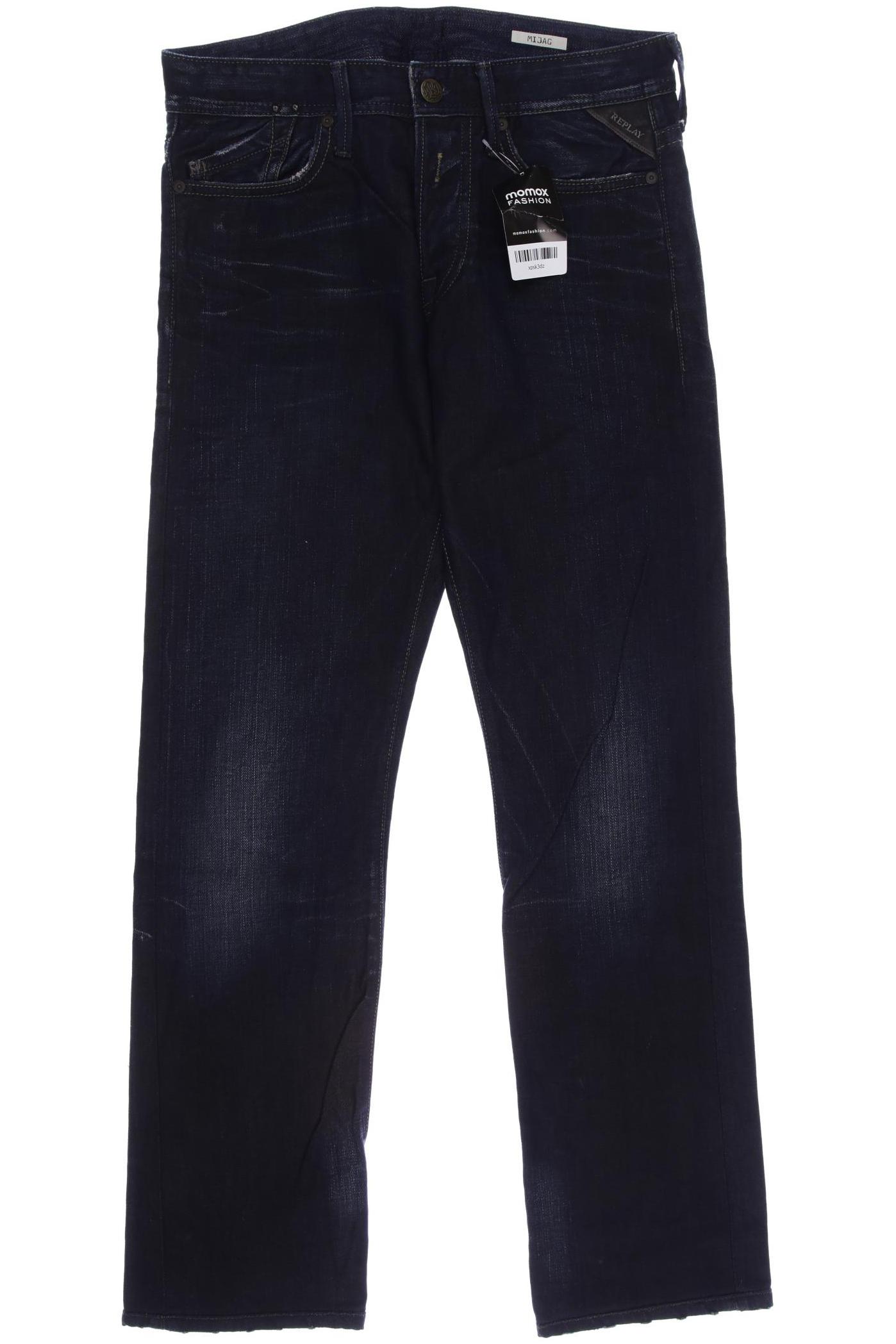

Replay Herren Jeans, marineblau
