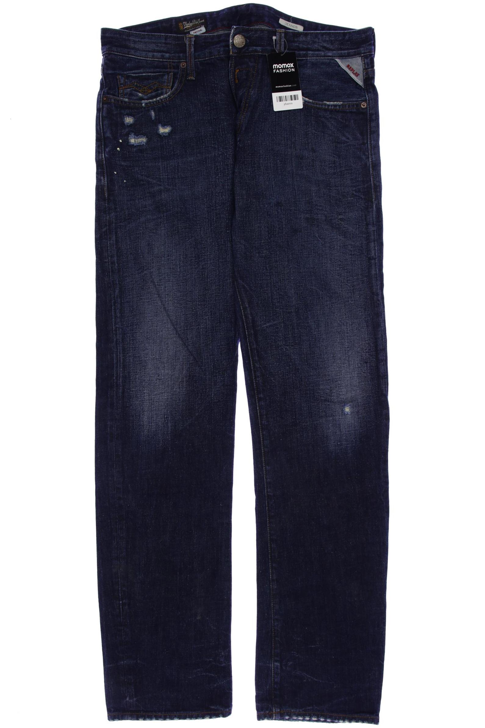 

Replay Herren Jeans, marineblau, Gr. 34