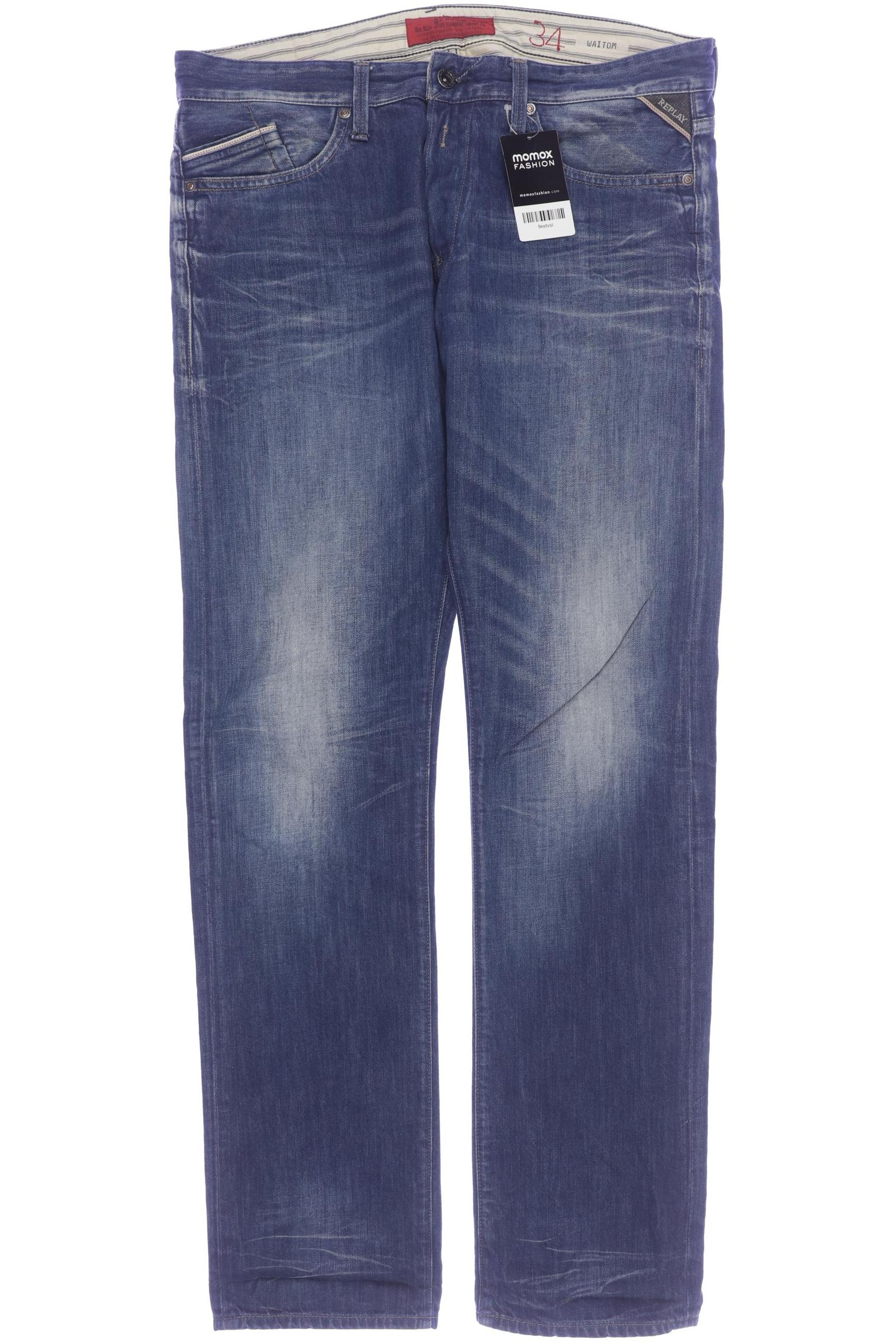 

Replay Herren Jeans, marineblau, Gr. 34