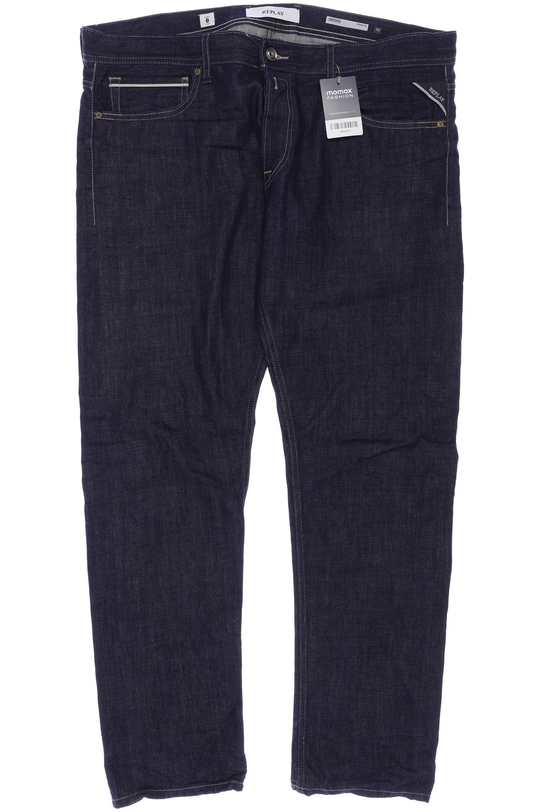 

Replay Herren Jeans, marineblau