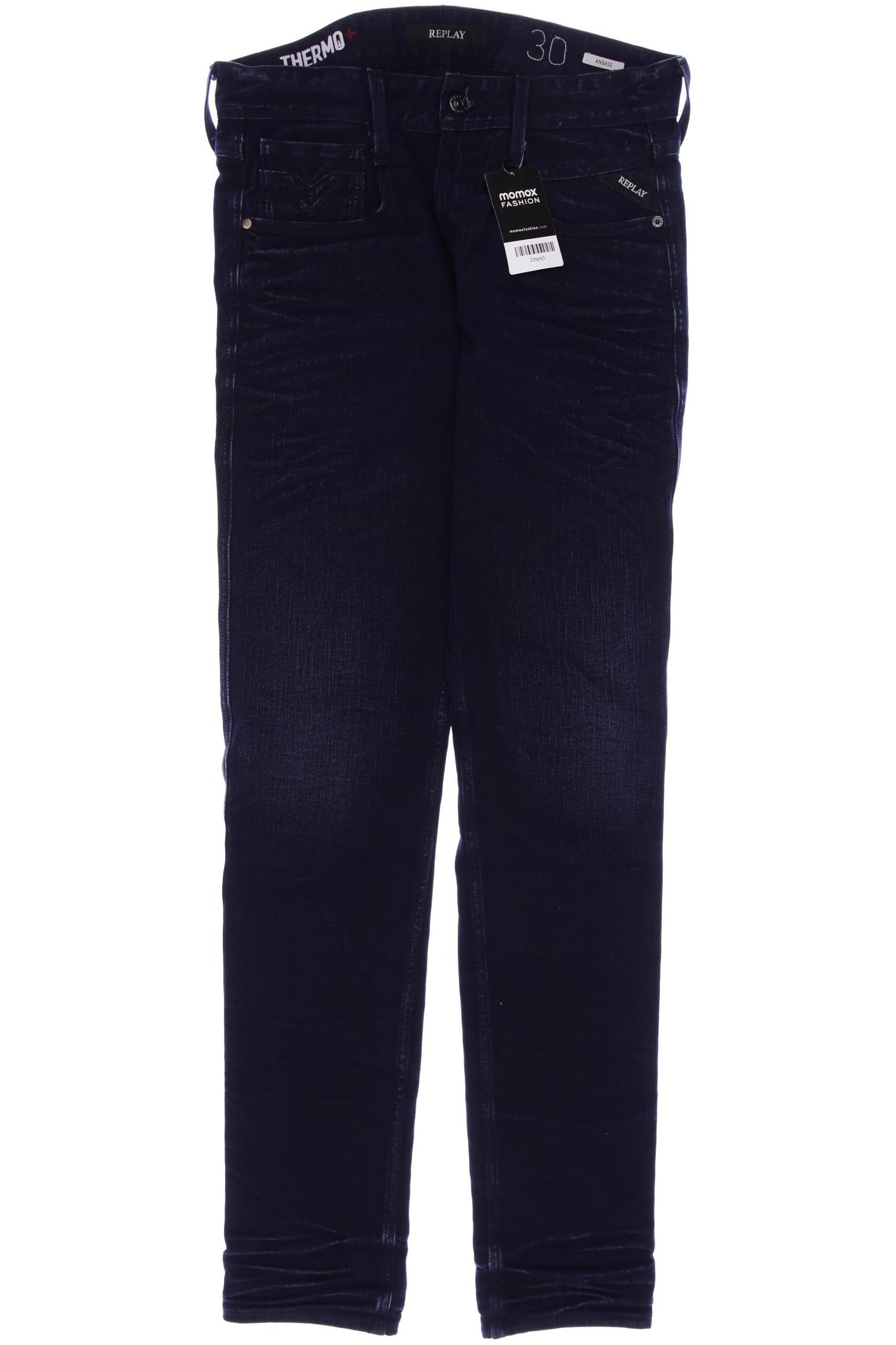 

Replay Herren Jeans, marineblau