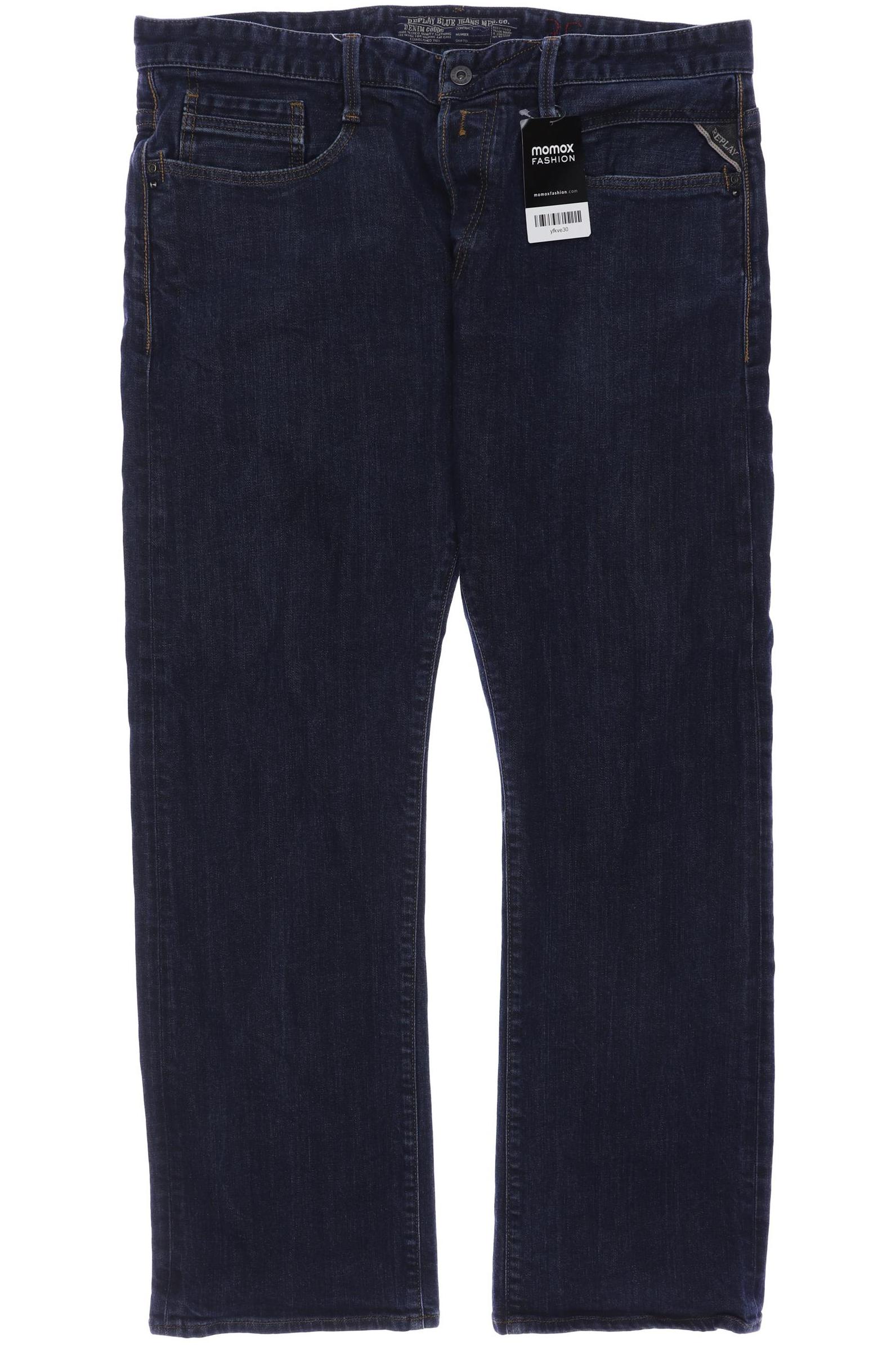 

Replay Herren Jeans, marineblau