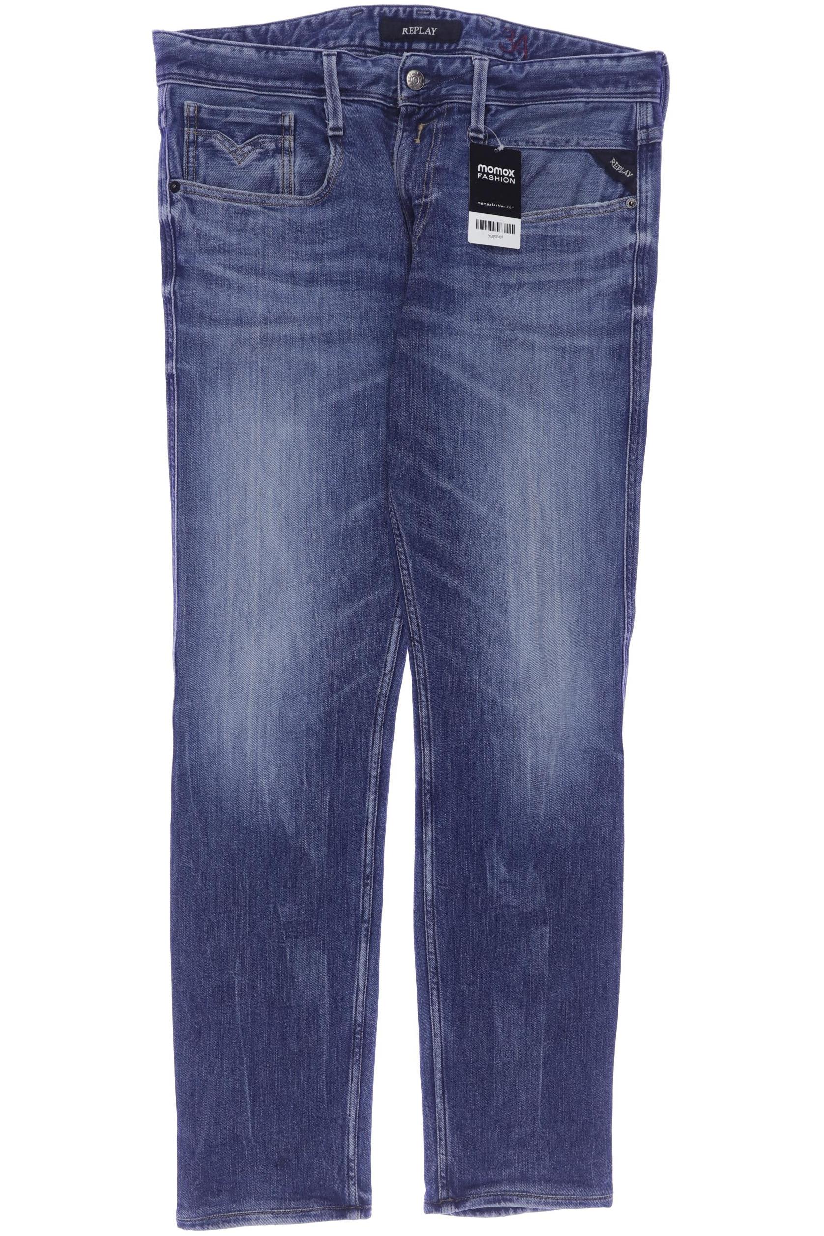 

Replay Herren Jeans, blau, Gr. 34