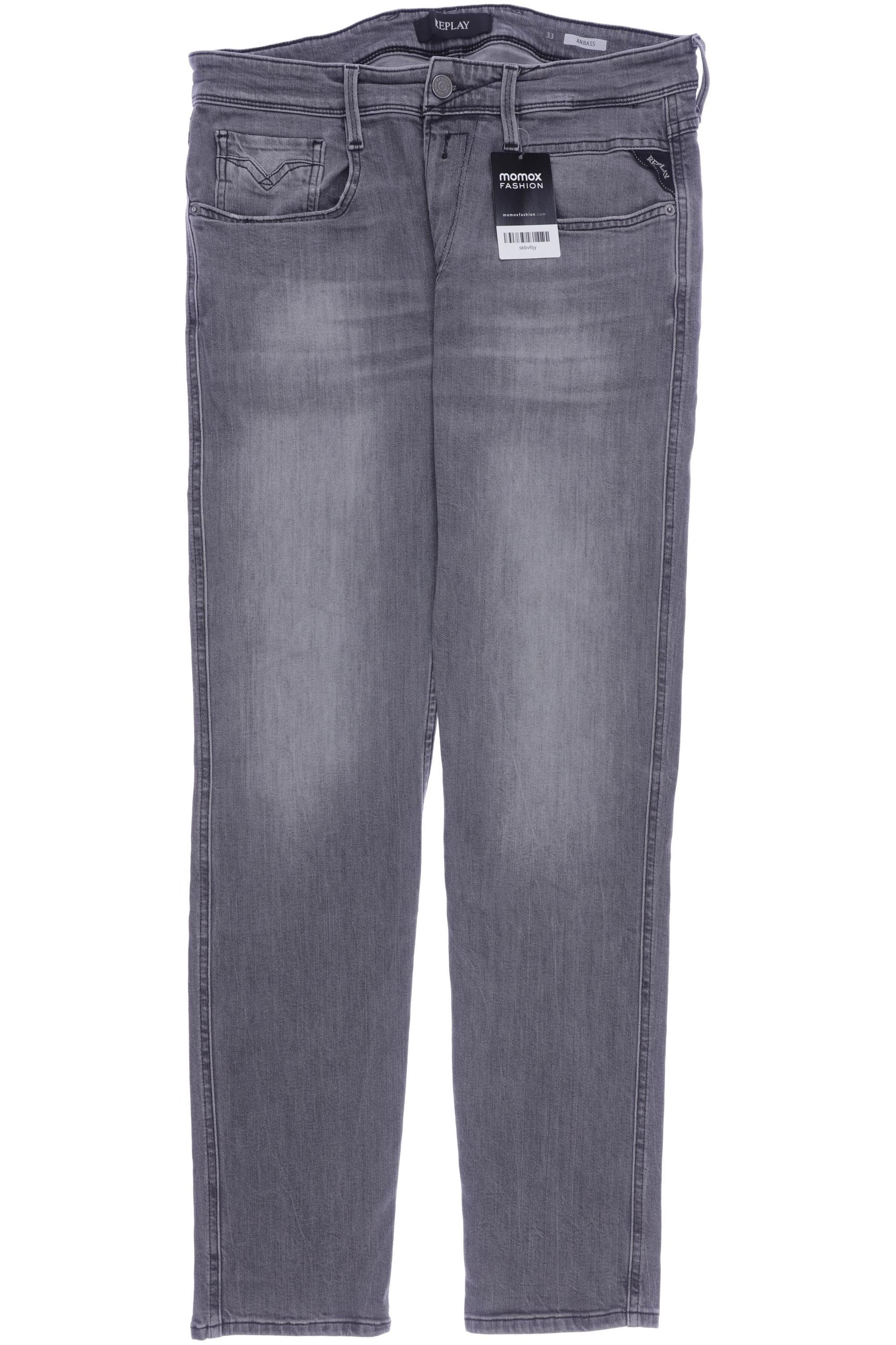 

Replay Herren Jeans, grau, Gr. 33