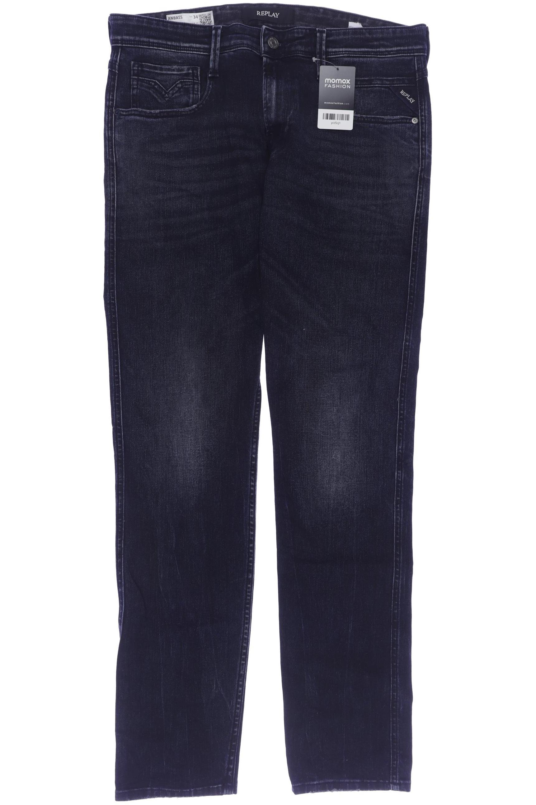 

Replay Herren Jeans, marineblau, Gr. 34