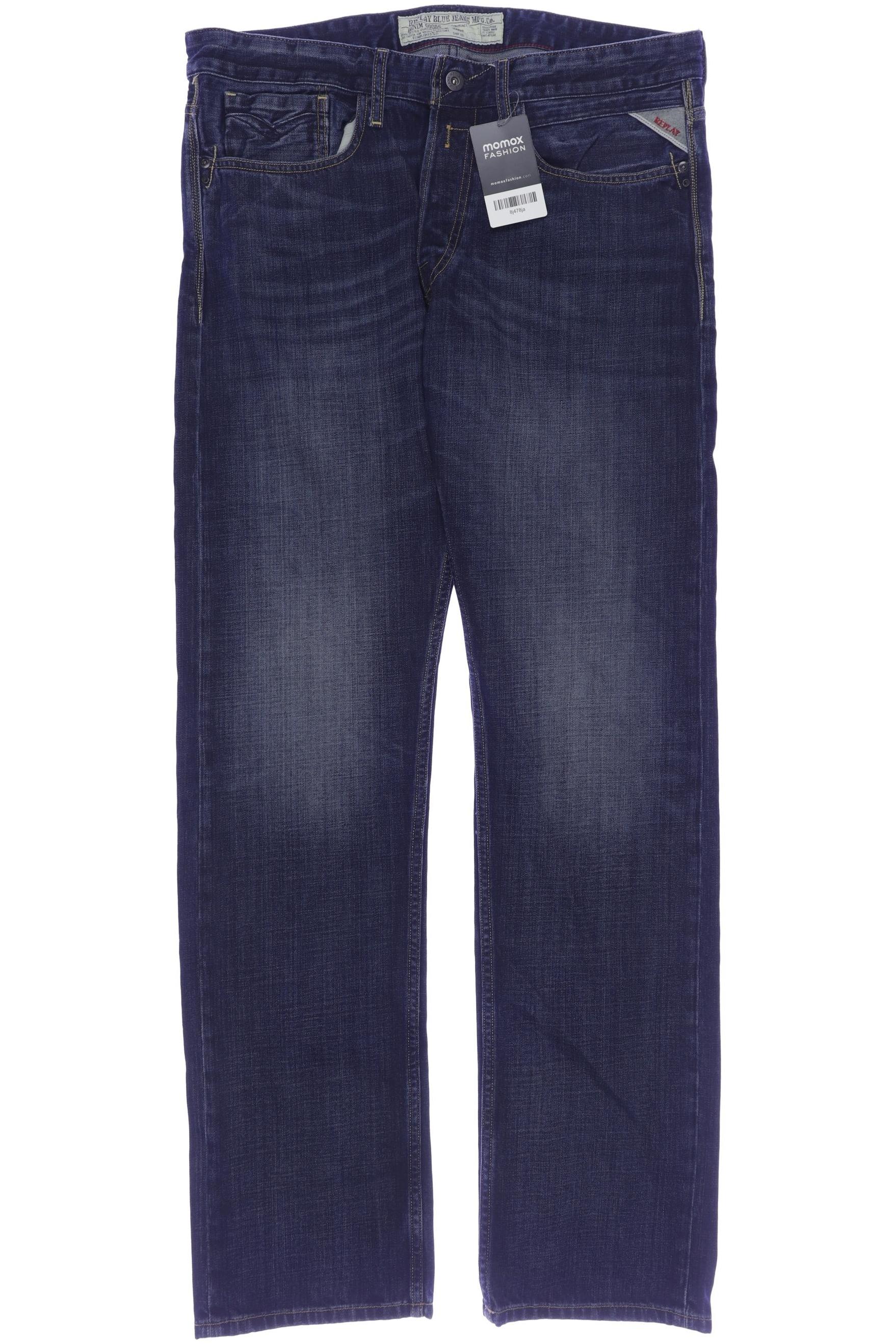 

Replay Herren Jeans, marineblau, Gr. 34